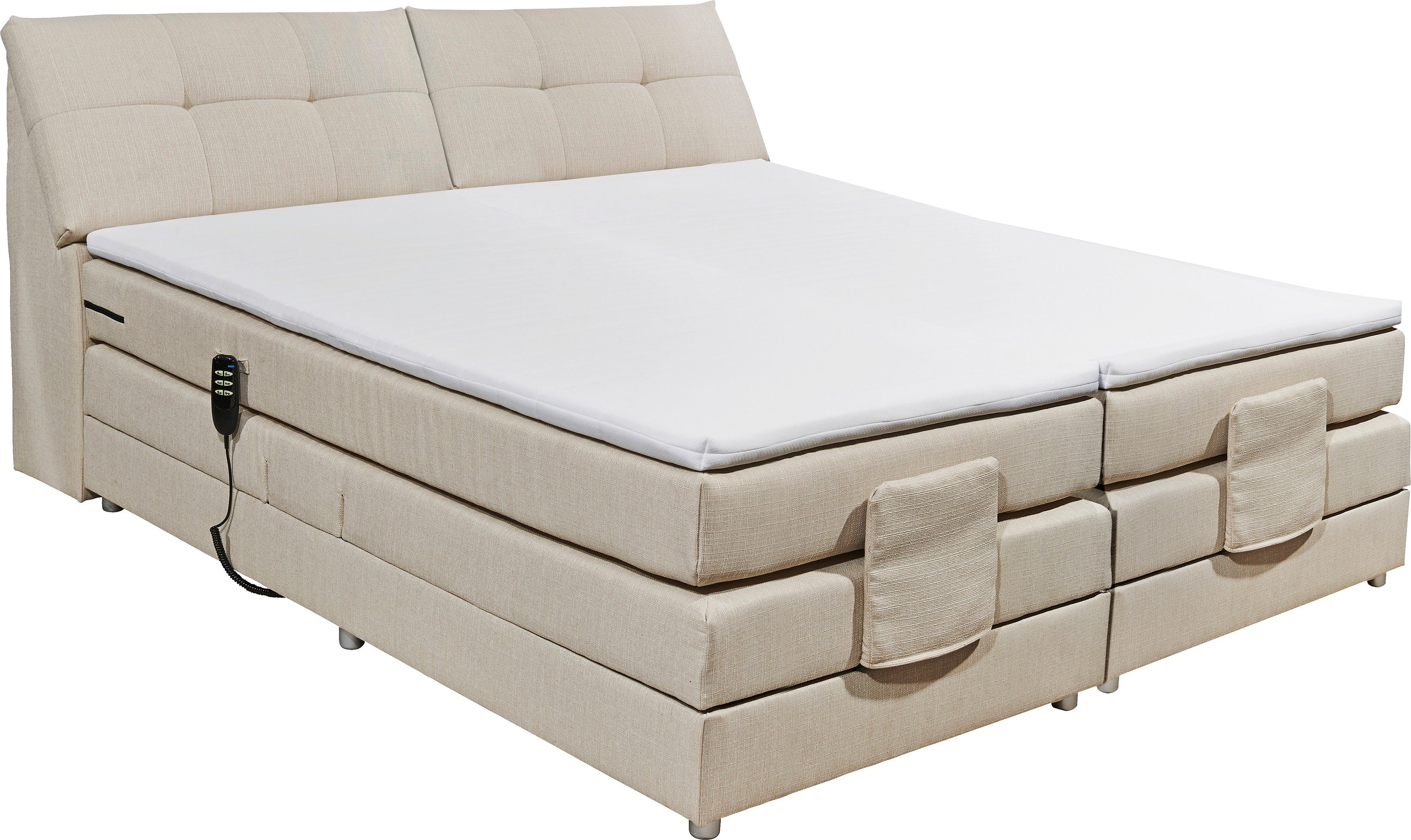 ED EXCITING DESIGN Boxspringbett Carpino, inkl. günstig online kaufen