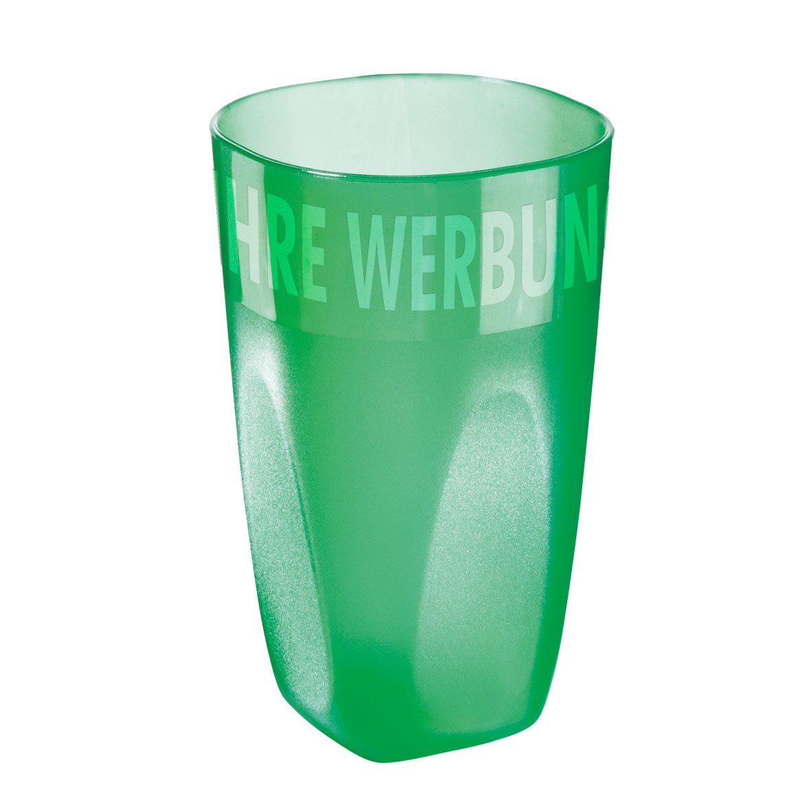 mehrweg.pro Mehrwegbecher 1) Cup" Trinkbecher 0,4 l, trend-grün 1-tlg., PP "Maxi Kunststoff, (Sparset