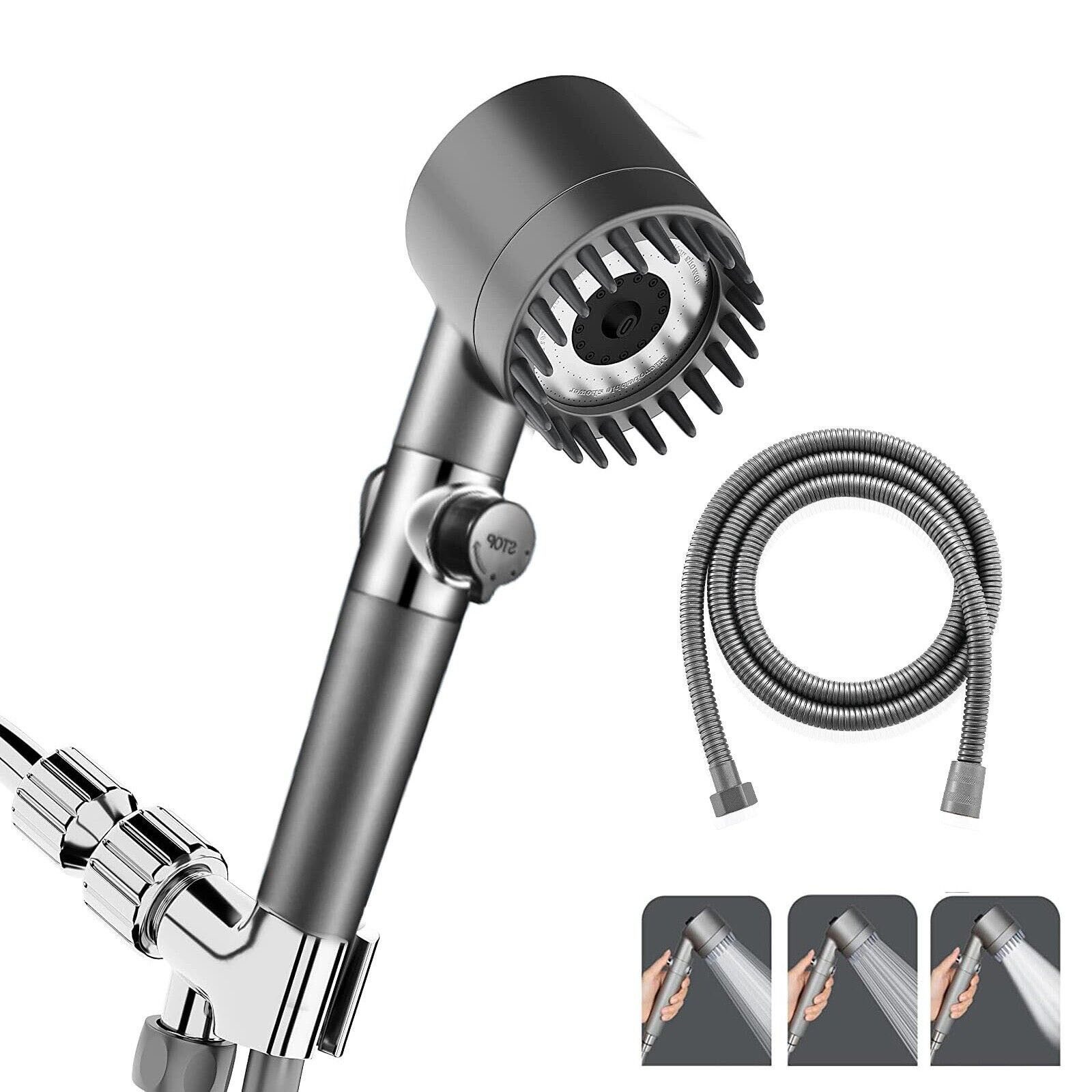 Refined Living Duschbrause 4-in-1 Hochdruck-Duschkopf mit günstig online kaufen