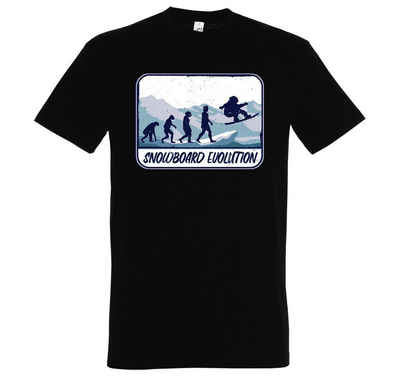 Youth Designz T-Shirt Snowboard Evolution Herren Shirt mit trendigem Frontprint