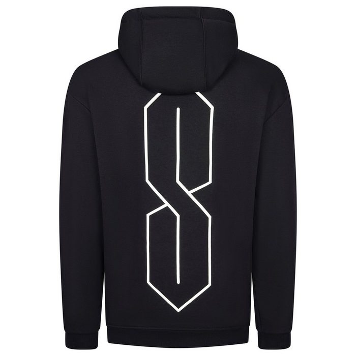 Musty Kapuzensweatshirt Iconic - Crystal Oversized Hoodie Schwarz Frauen & Männer Streetwear (winter frühling sommer herbst limitiert oversized warm 1-tlg)