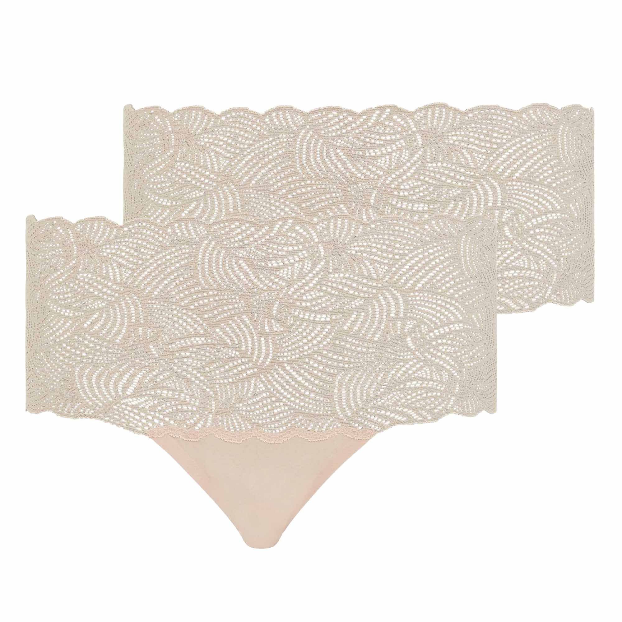 Slip Damen Panty 2er Pack Synthetisch SOFTSTRETCH