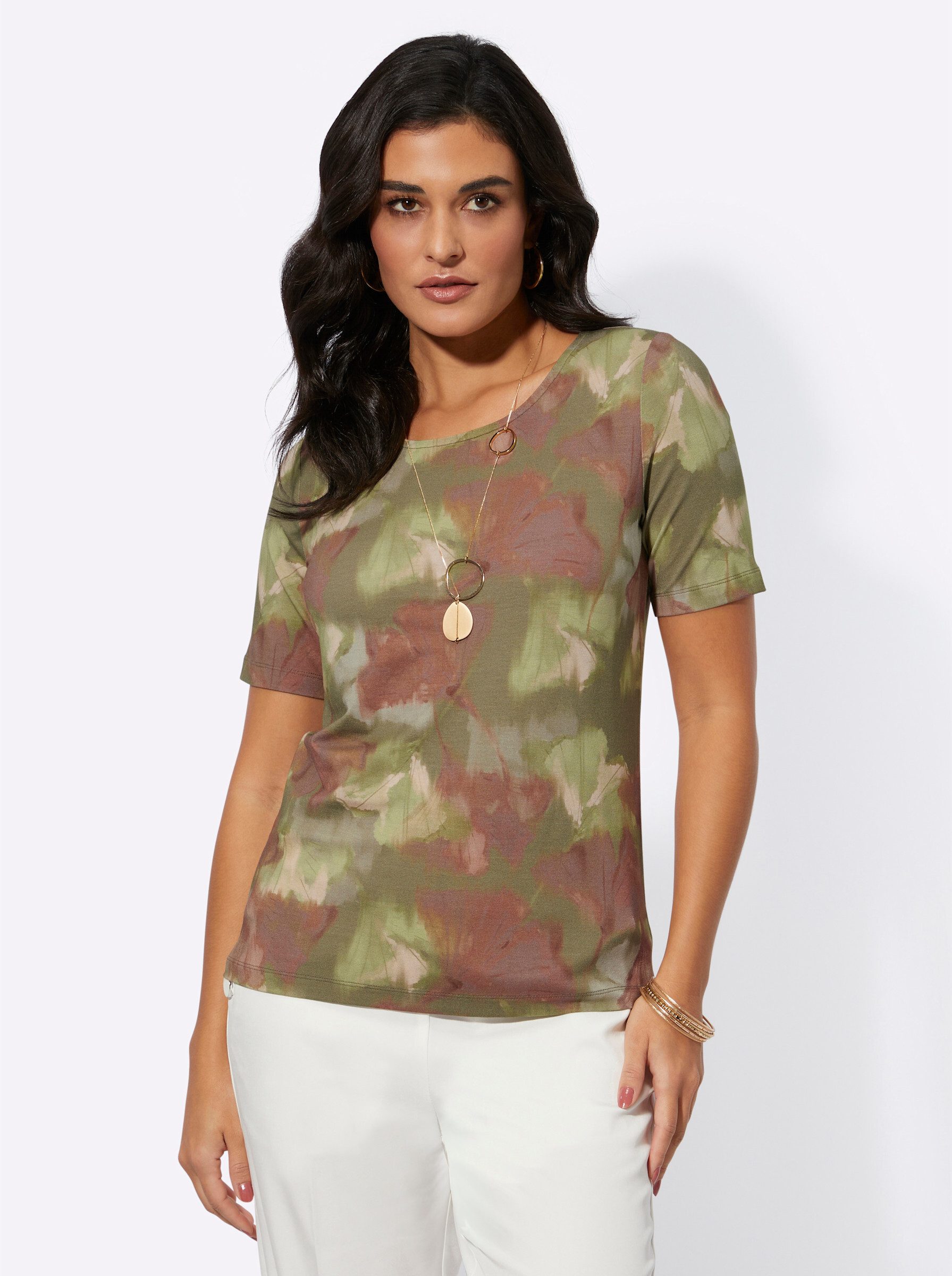 T-Shirt Druck-Shirt Kurzarm