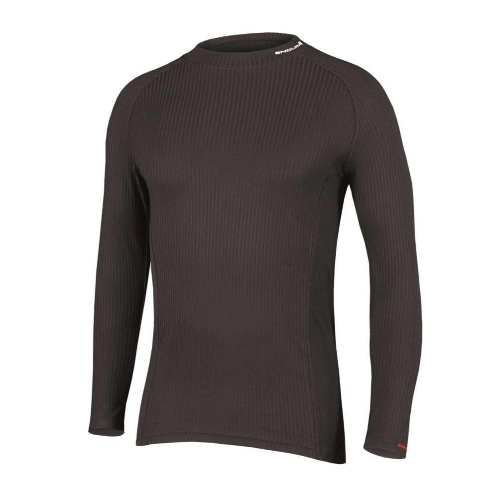 Endura Funktionsshirt Endura Transrib L/S Baselayer black Größe M