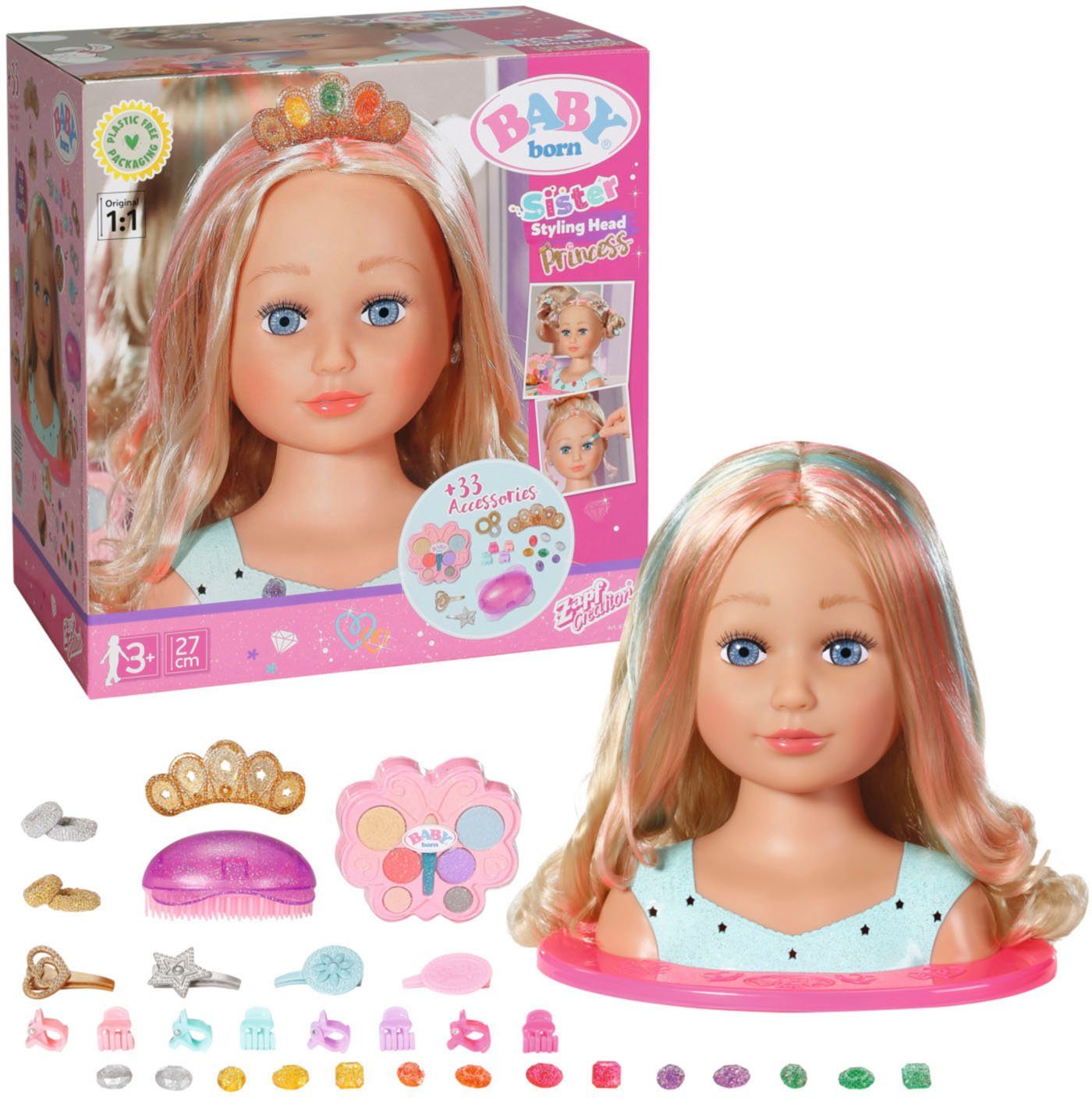 Frisier- & Schminkkopf Sister Styling Head Prinzessin