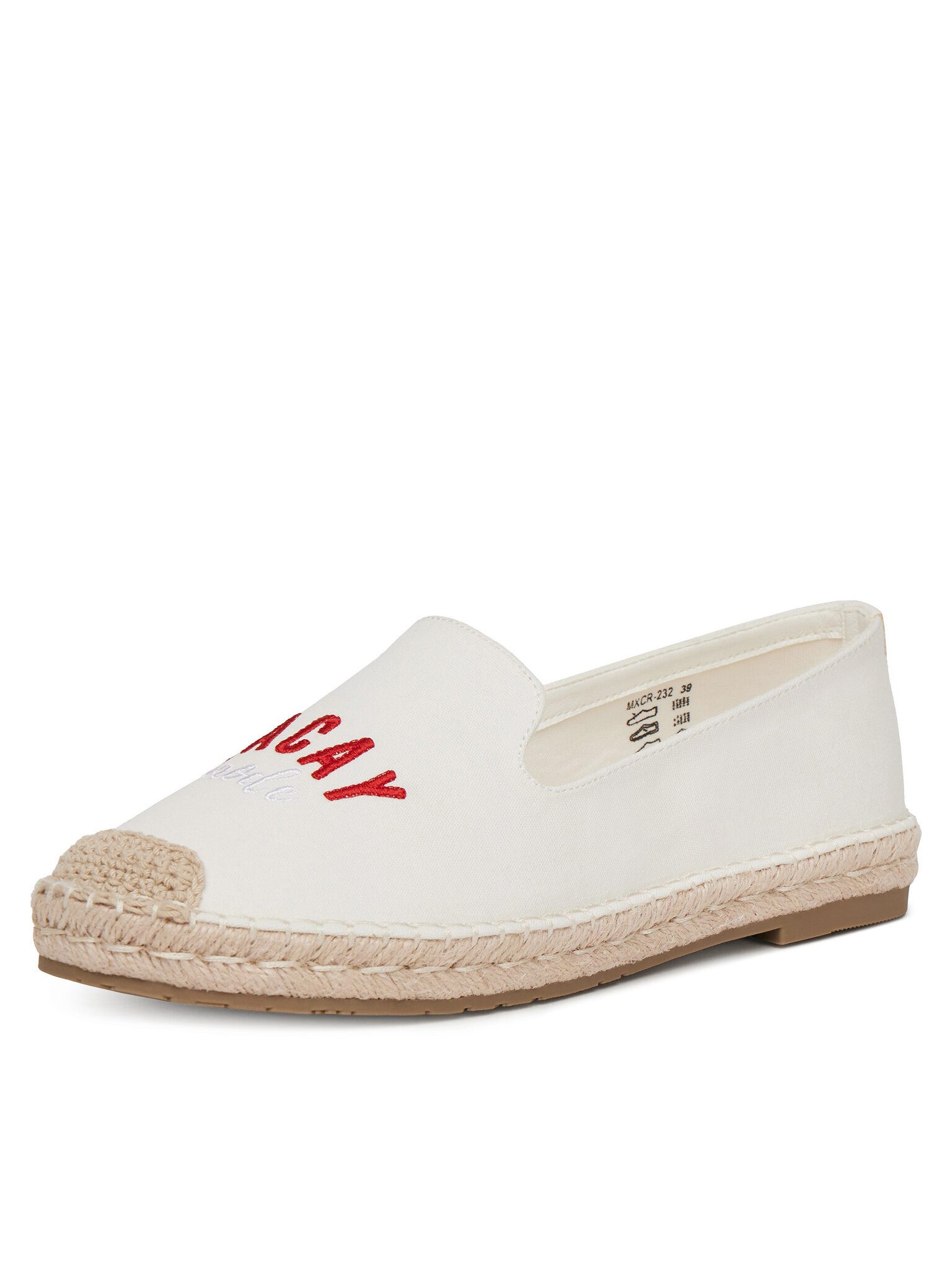DeeZee Deezee Damen Espadrilles Weiß MXCR-232 Espadrille