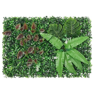 vidaXL Thermokomposter Sichtschutz aus Kunstpflanzen 6 Stk. Grün 40x60 cm, (6 St)
