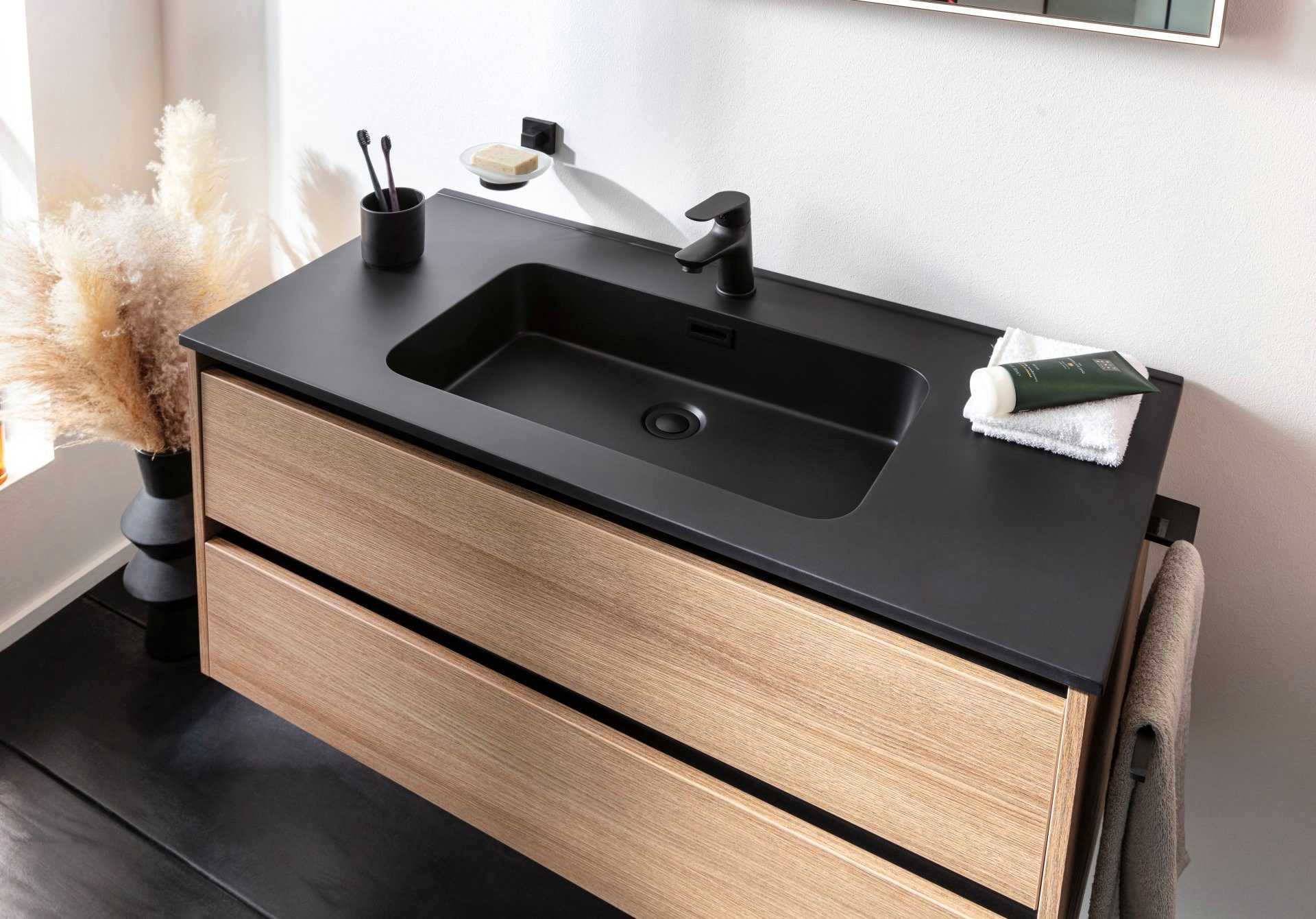 FACKELMANN Waschbecken VITA Gussmarmor-Waschtisch