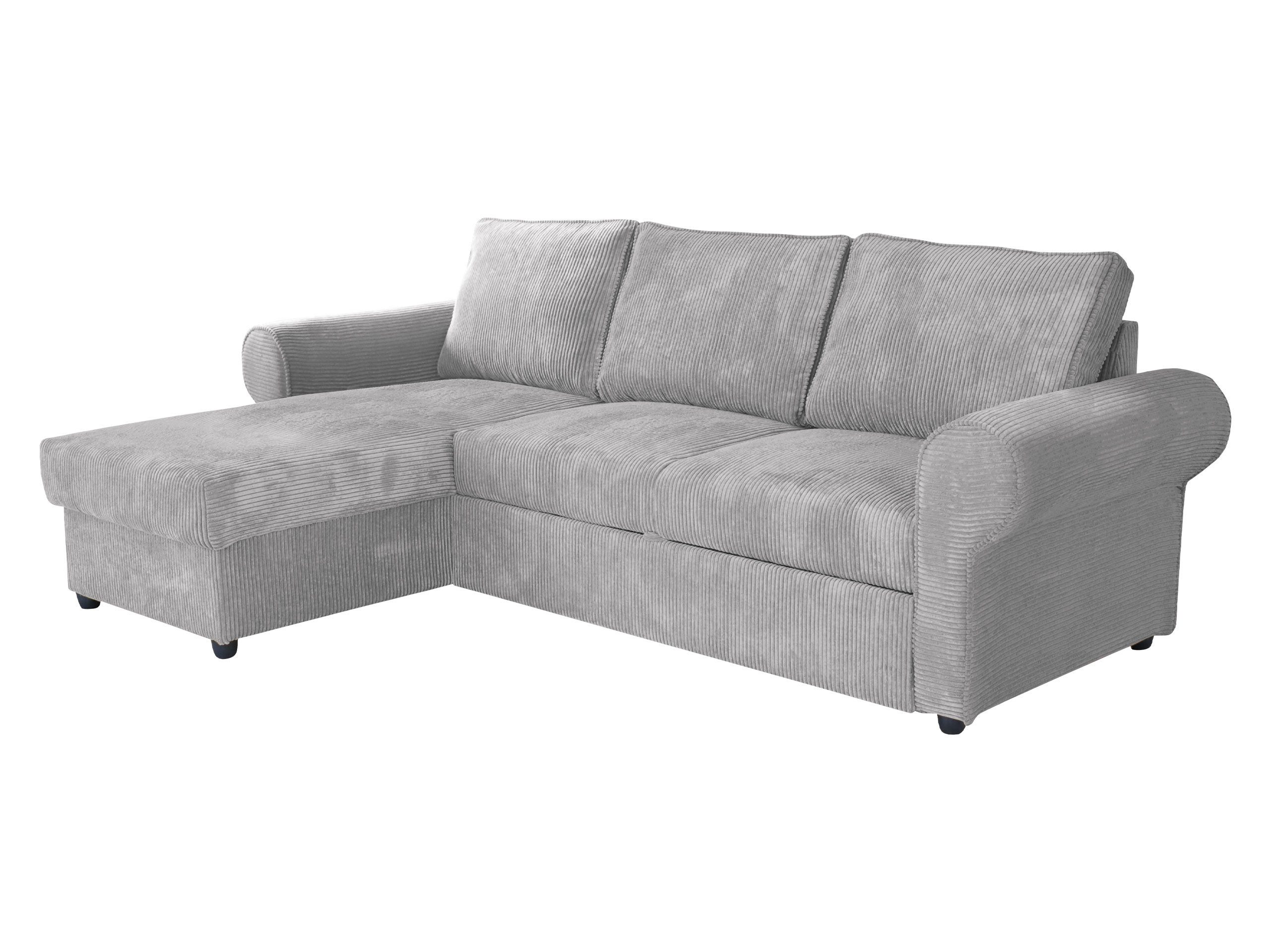 MIRJAN24 Ecksofa Monaco Cord, mit Schlaffunktion günstig online kaufen