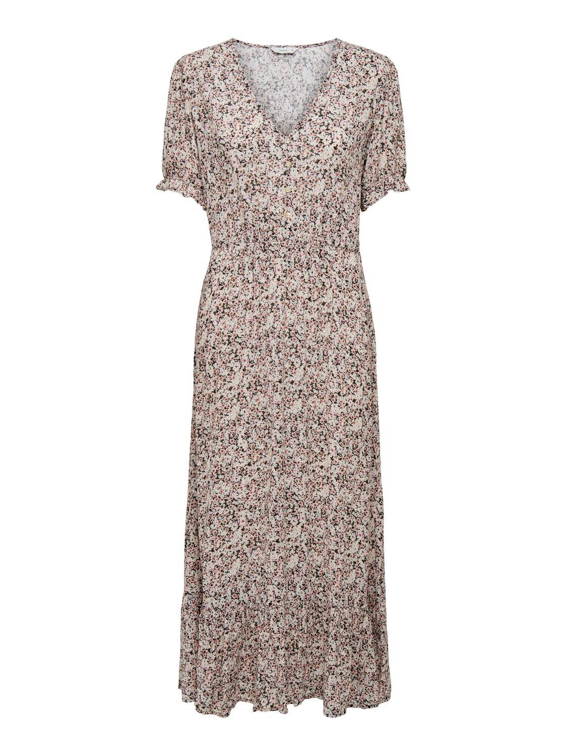 ONLY Dames ONLCHIANTI S/S lange jurk WVN NOOS 15270519