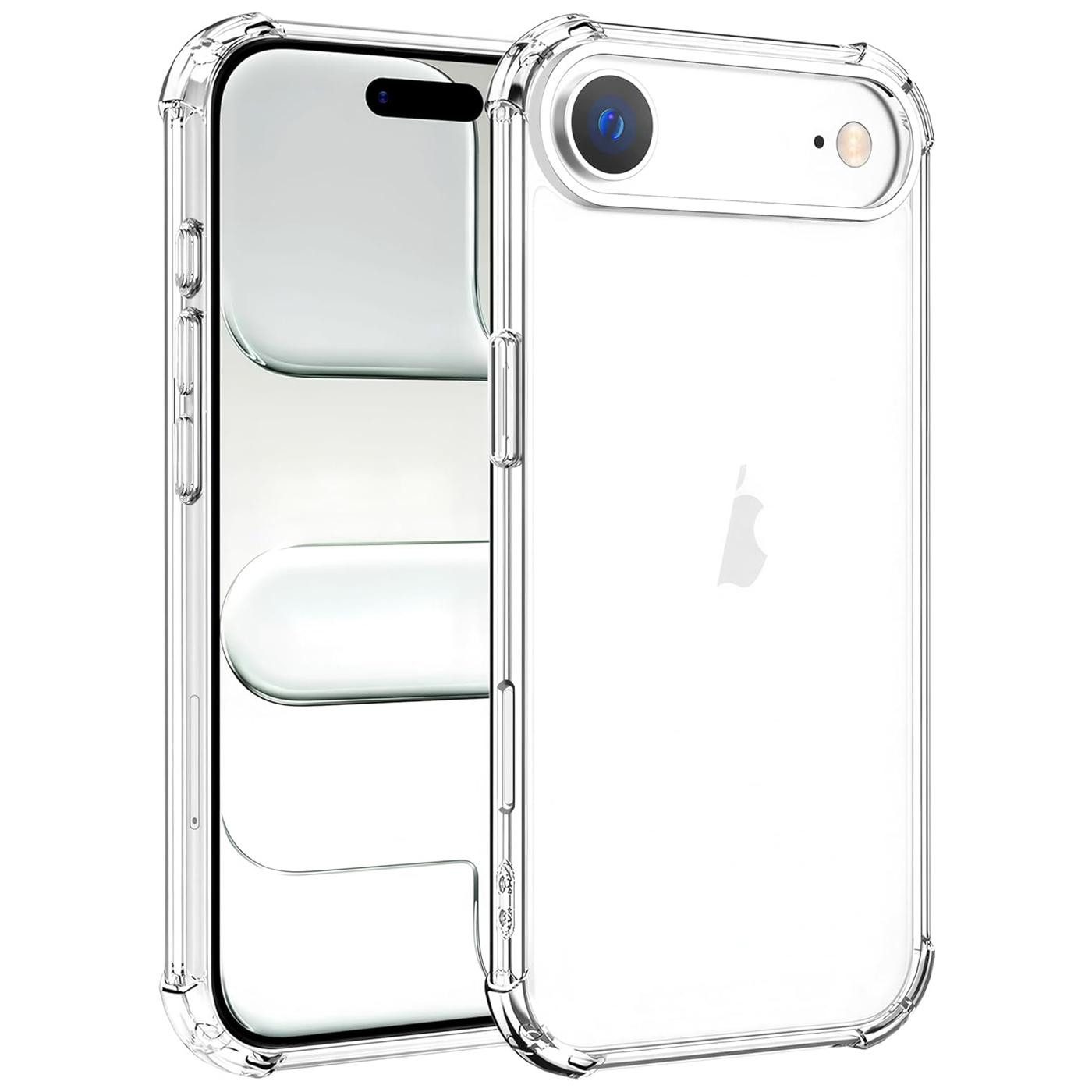CoolGadget Handyhülle Anti Shock Rugged Case für Apple iPhone Air 6,5 Zoll, Slim Cover Kantenschutz Schutzhülle für iPhone Air Hülle Transparent