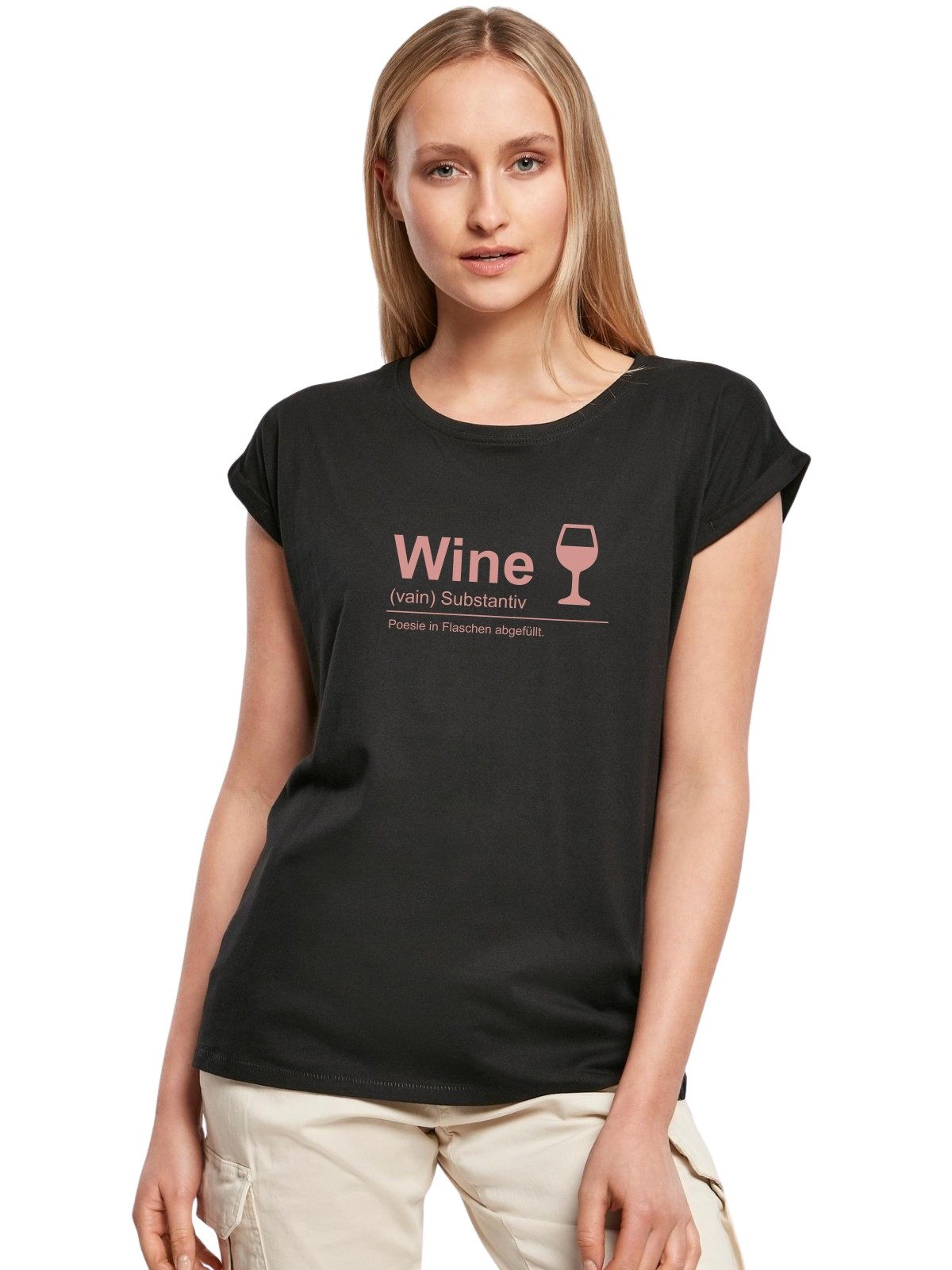 Print-Shirt Classic Roll Up D-WINE