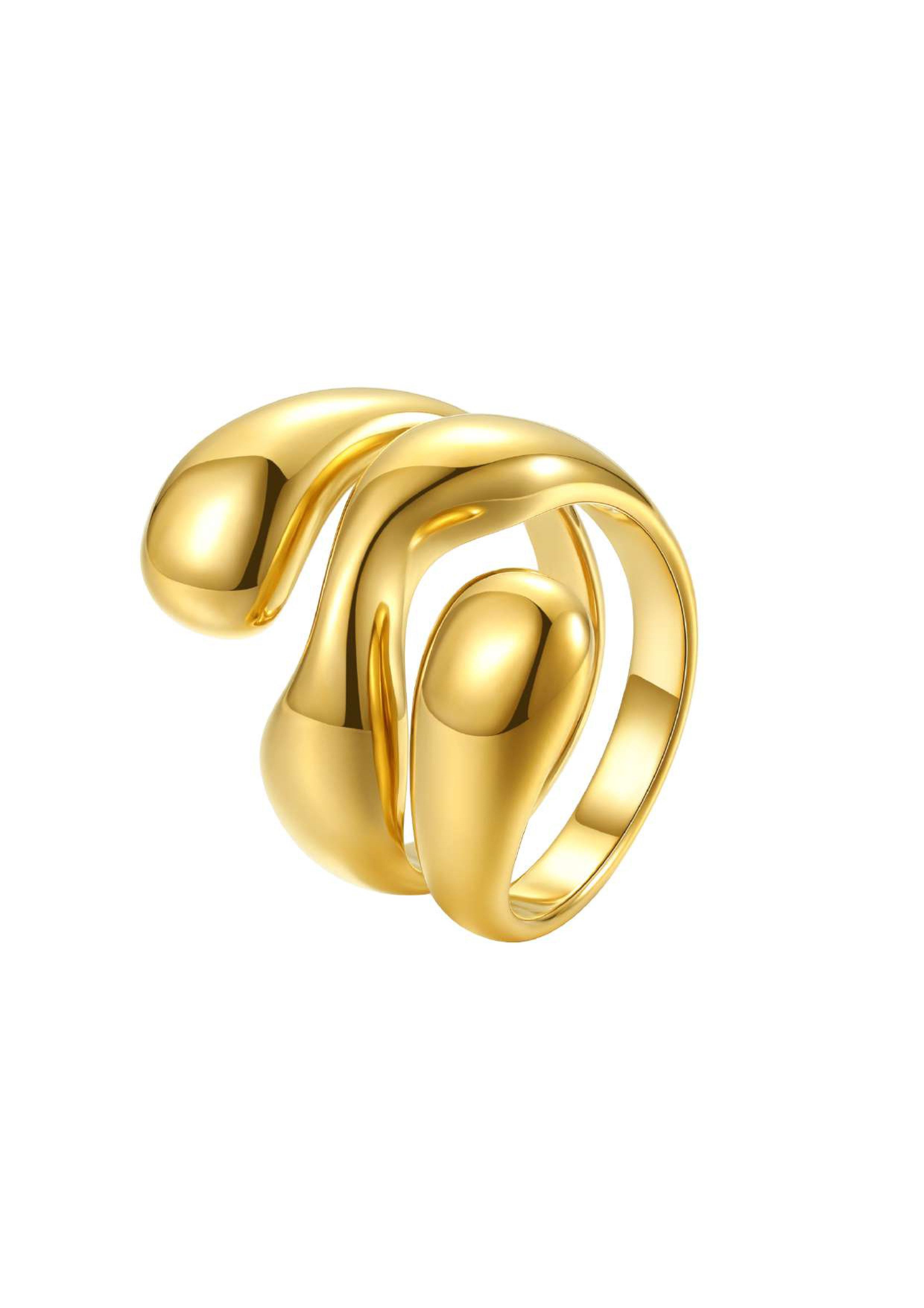 Hey Happiness Fingerring Statement Spiral, mehrreihig, günstig online kaufen