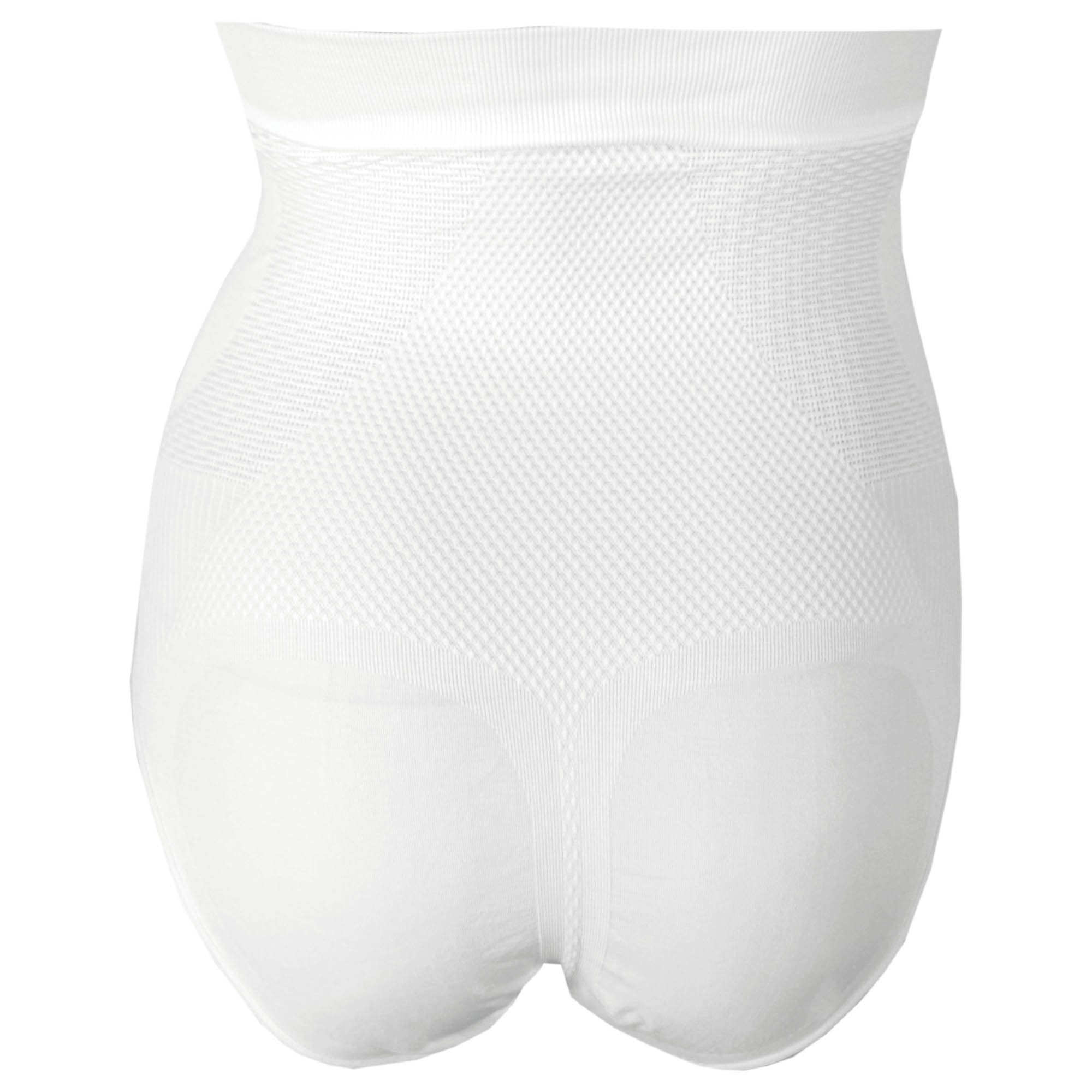 Figurformender mit Bauchweg Highwaist Weiß (1-St) Bodypants Seamless Miederslip Shapewear Bestlivings Miederhose Miederslip FS-04105 Effekt, -