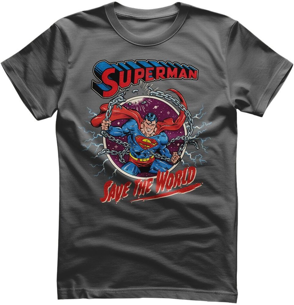 Superman T-Shirt Superman Save The World T-Shirt