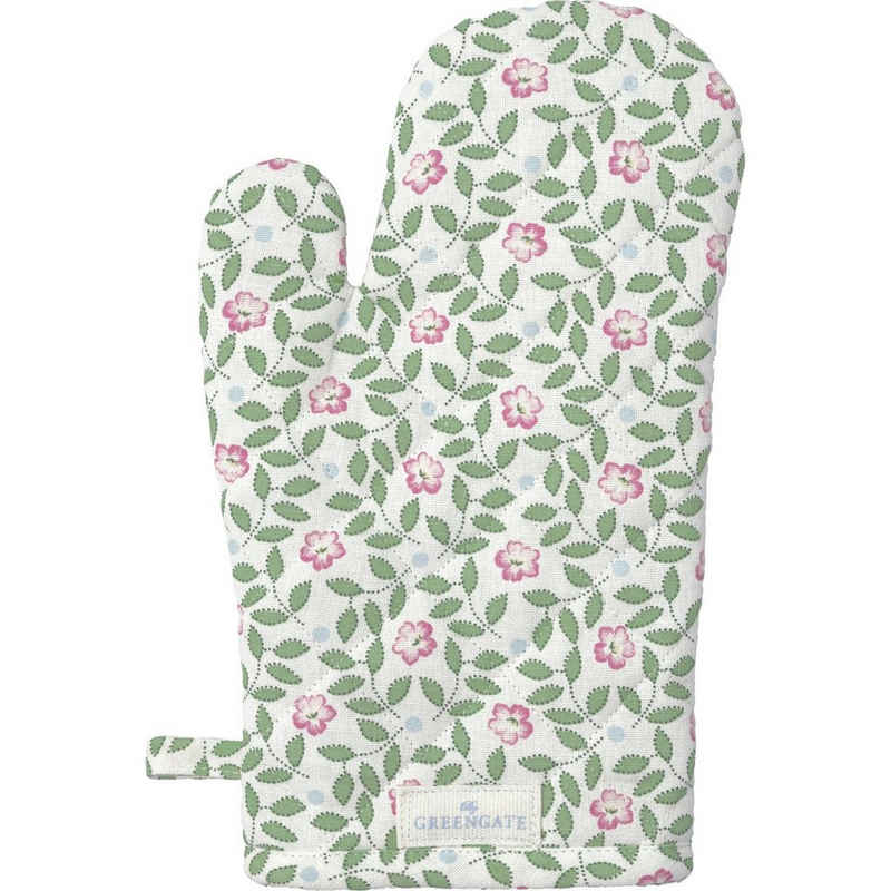 Greengate Topflappen Lotta Grillhandschuh white 28cm, (Grillhandschuh)