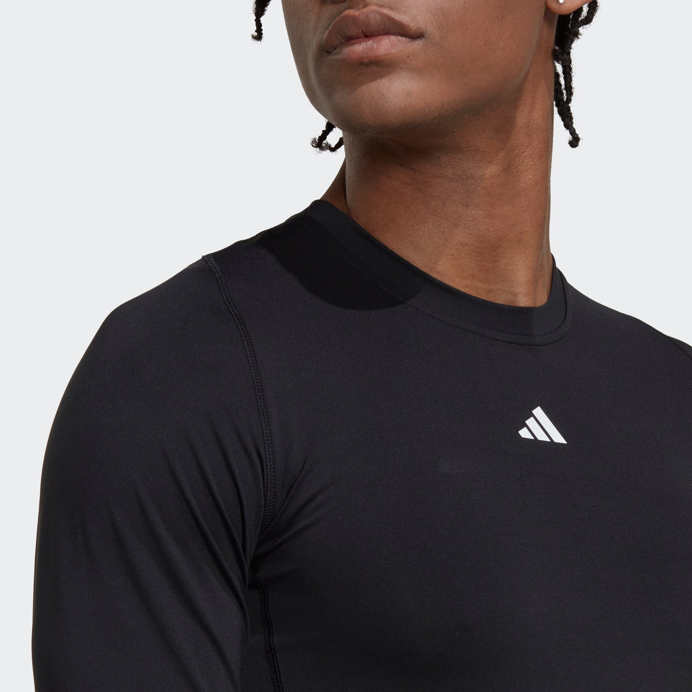 adidas Performance Funktionsshirt LONGSLEEVE TRAINING Black TECHFIT