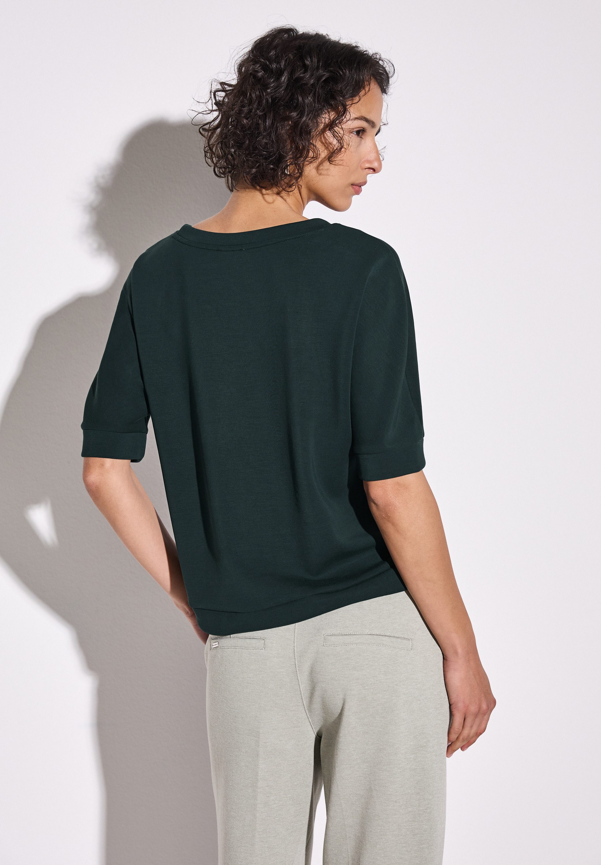 STREET ONE T-Shirt mit Tunnelzug am günstig online kaufen