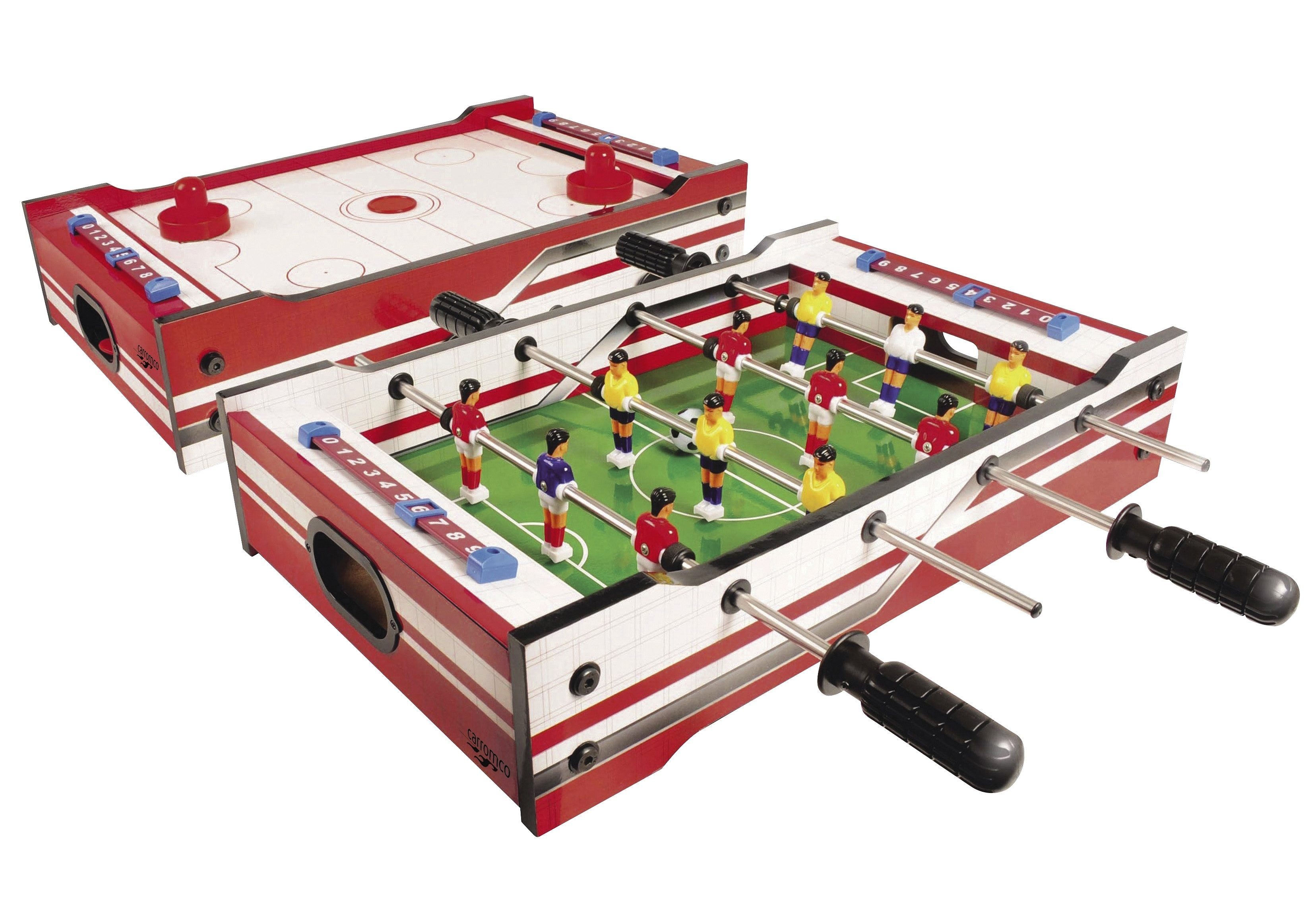 Spiel Multifunktionstisch Multi FLIP-XM, 2in1 Kicker/Gleithockey Carromco