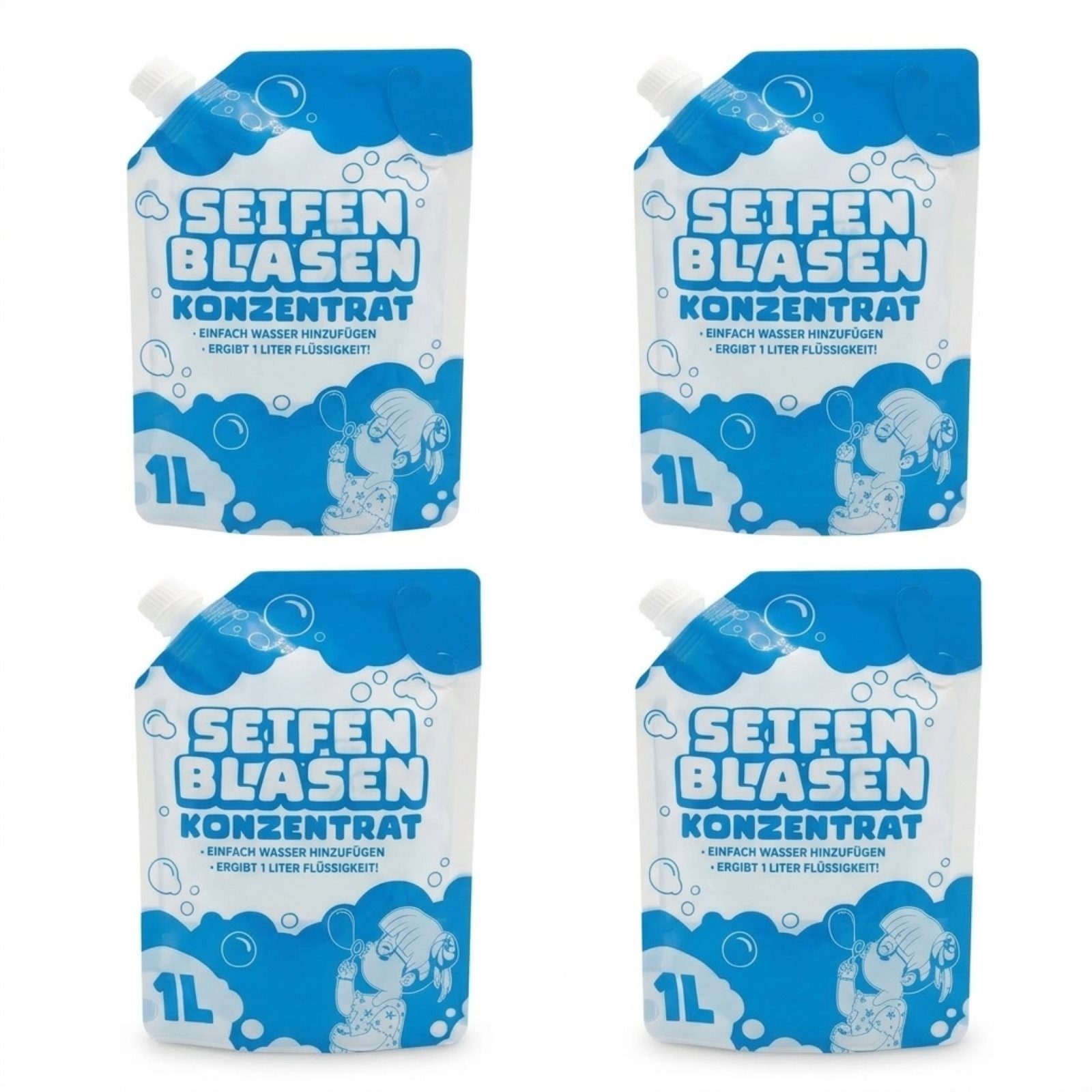 HAC24 Seifenblasenspielzeug Seifenblasenkonzentrat 1:10 Seifenblasenflüssigkeit