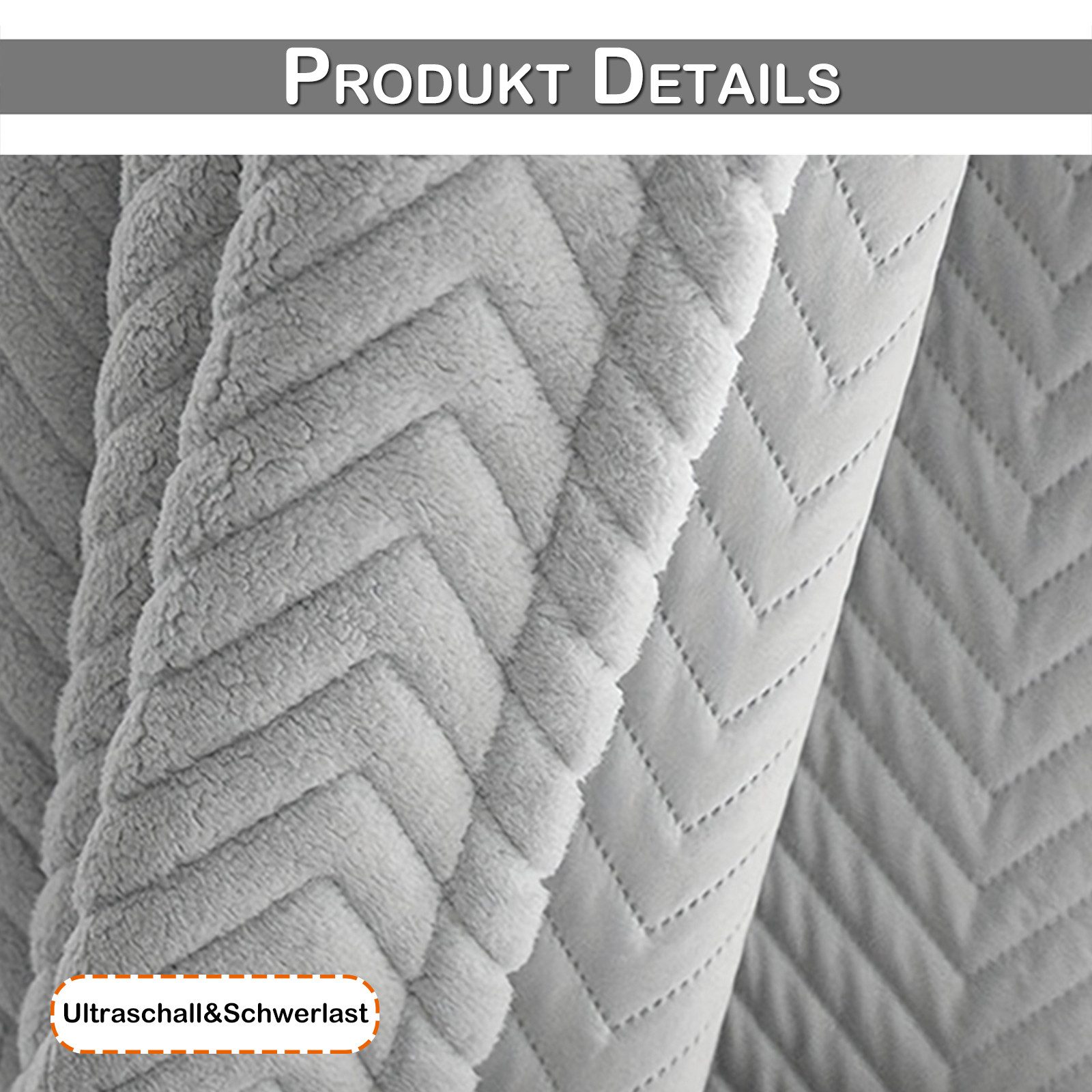 Rosnek Verdunkelungsvorhang Thermovorhang Verdunklung Flanell Kälteschutz Blickdicht 350g/m² (1 St), Kräuselband Stangendurchzug Wohnzimmer Schlafzimmer 140x213cm Grau