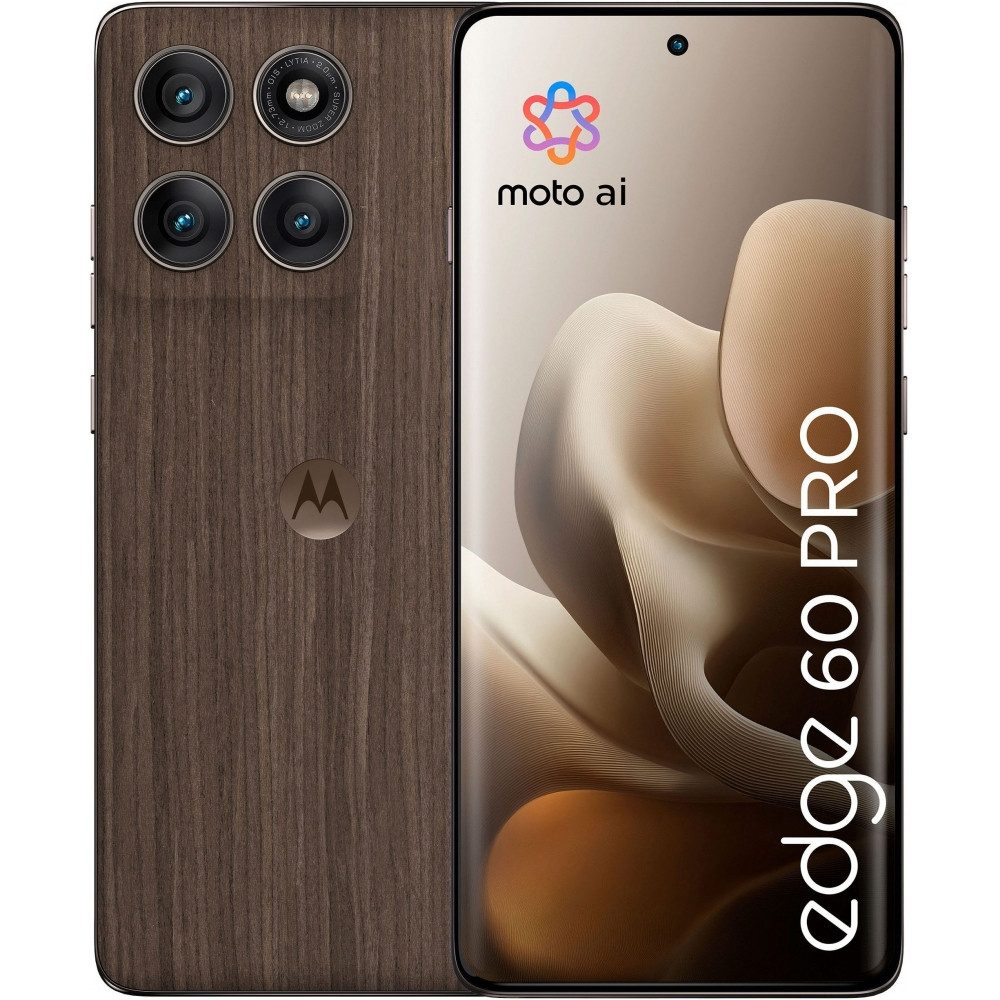 Motorola XT2507-1 Moto Edge 60 Pro 5G 512 GB / 12 GB Smartphone pantone walnut Smartphone (6,67 Zoll, 512 GB Speicherplatz)