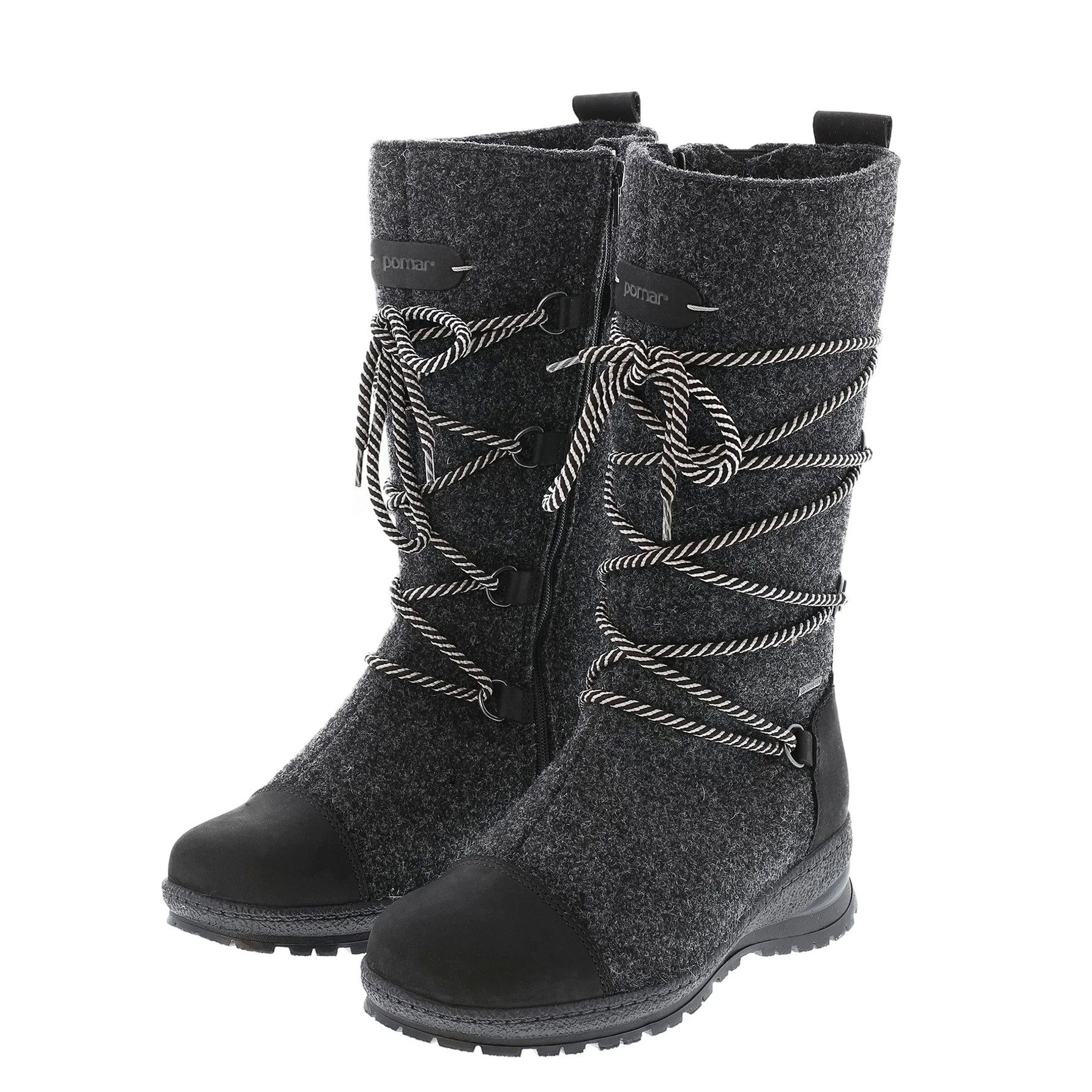 Pomar Saana GTX (Filzstiefel, wasserdicht, breit, extrem warm) granitgrau Winterstiefel