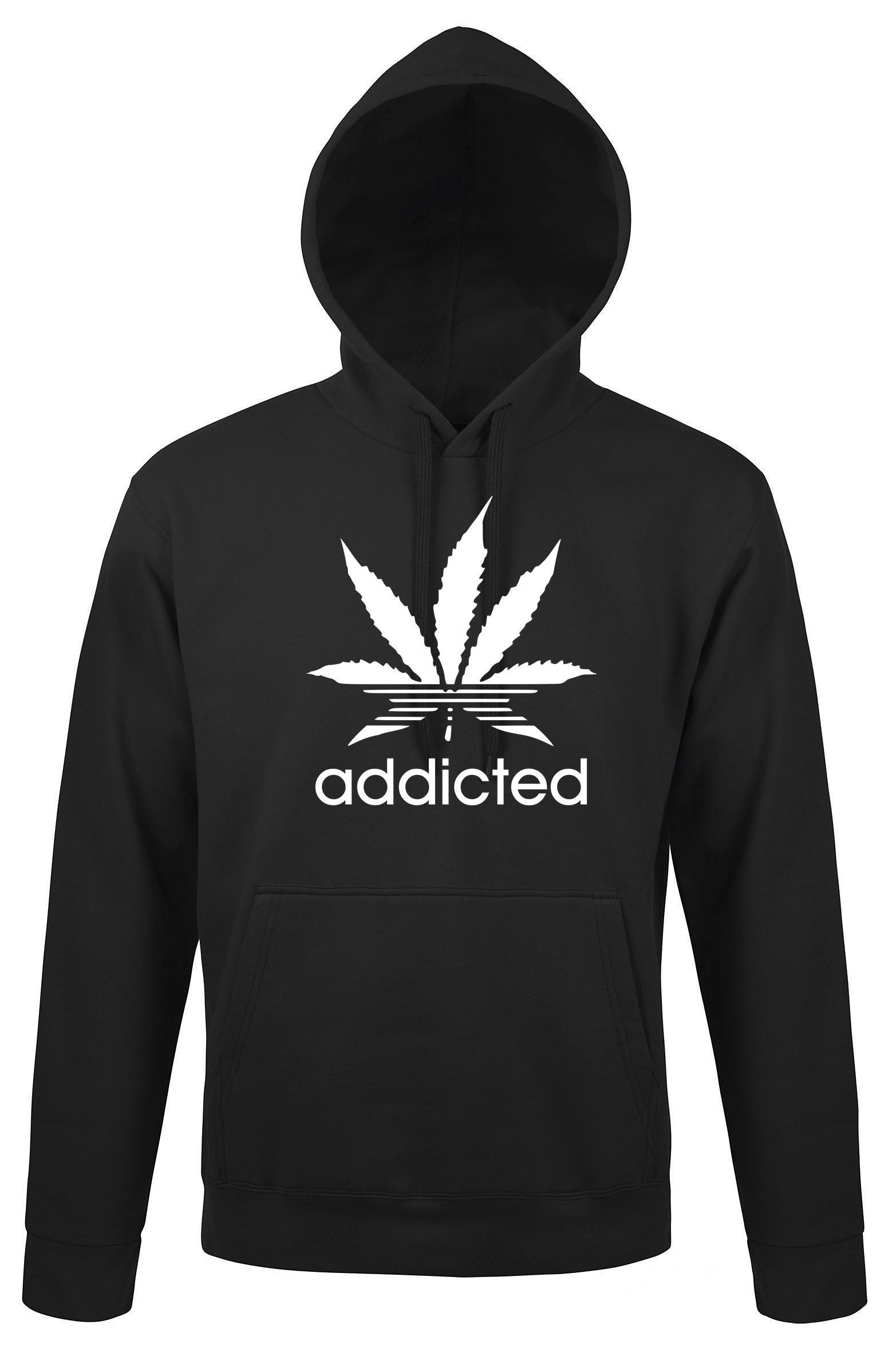 Kapuzenpullover Addicted Herren Hoodie Pullover