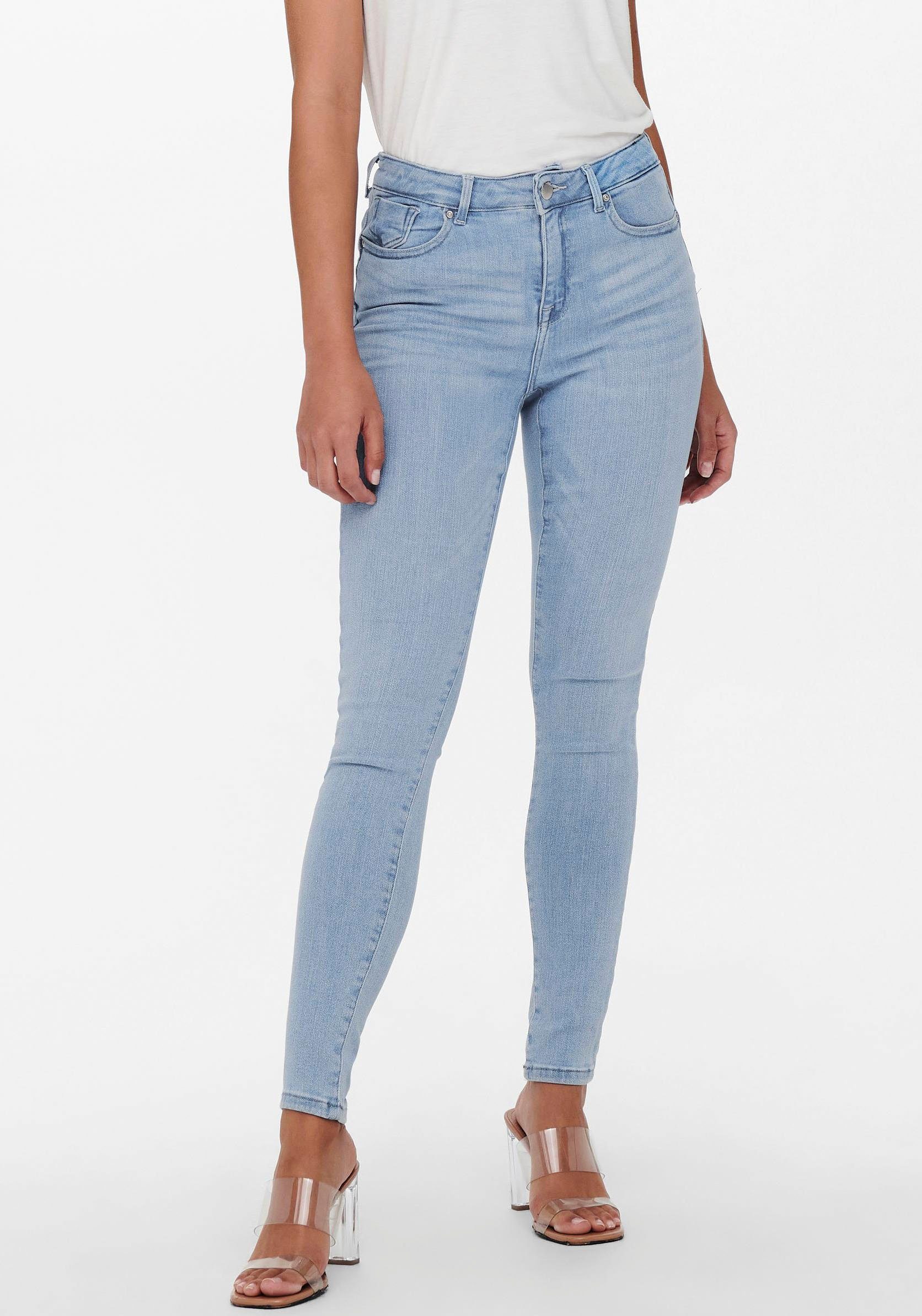 ONLY Skinny-fit-Jeans ONLPOWER MID PUSH UP günstig online kaufen
