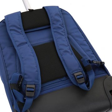 RONCATO Laptoprucksack Crosslite, Reiserucksack Handgepäck-Rucksack mit Trolley-Funktion