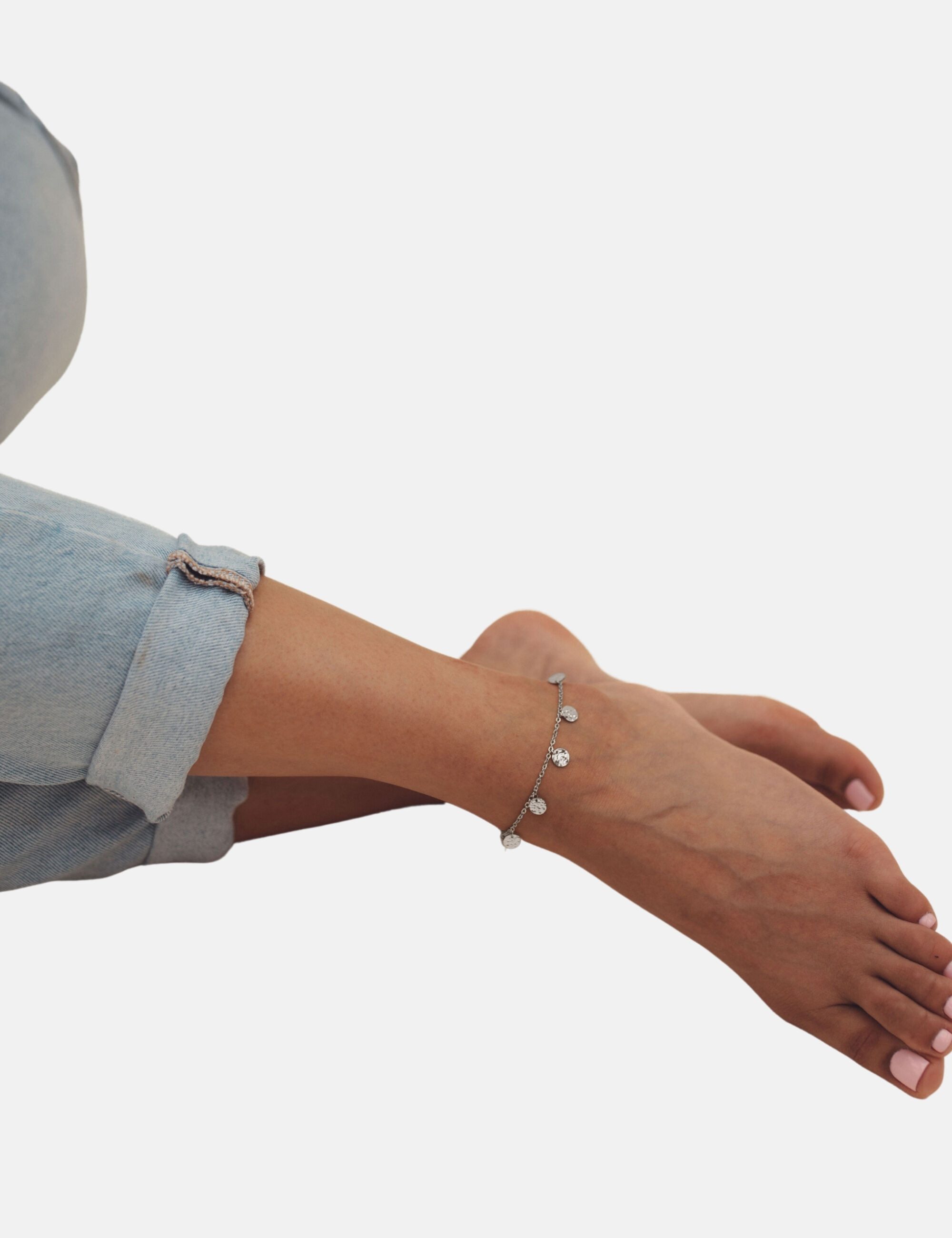 GOOD.designs Fußkette mit Anhänger (1-tlg), mit neun Coin-Anhängern