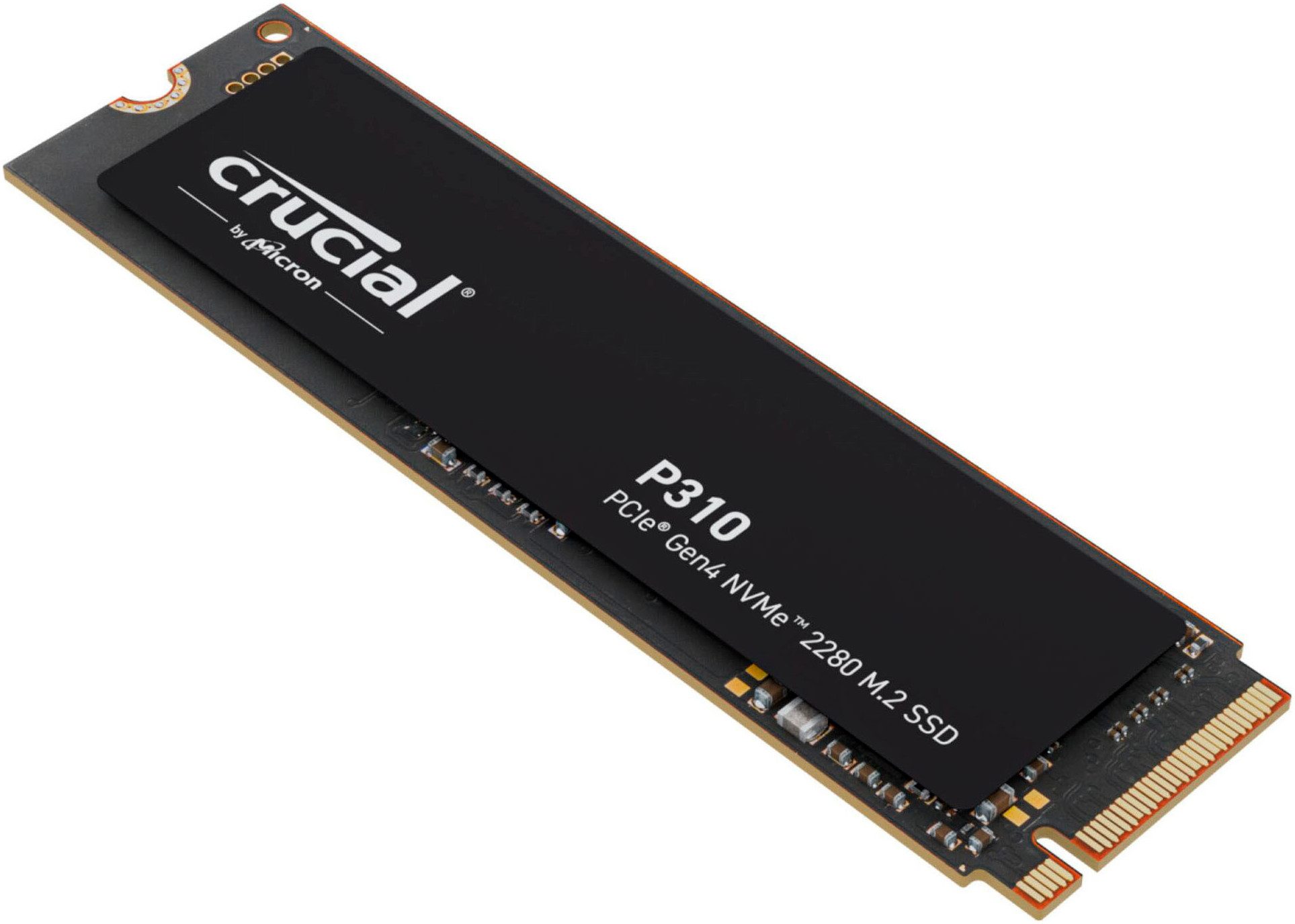 Crucial P310 Gen4 2280 2TB SSD-Festplatte (2000 GB) 7100 MB/S Lesegeschwindigkeit, 6000 MB/S Schreibgeschwindigkeit