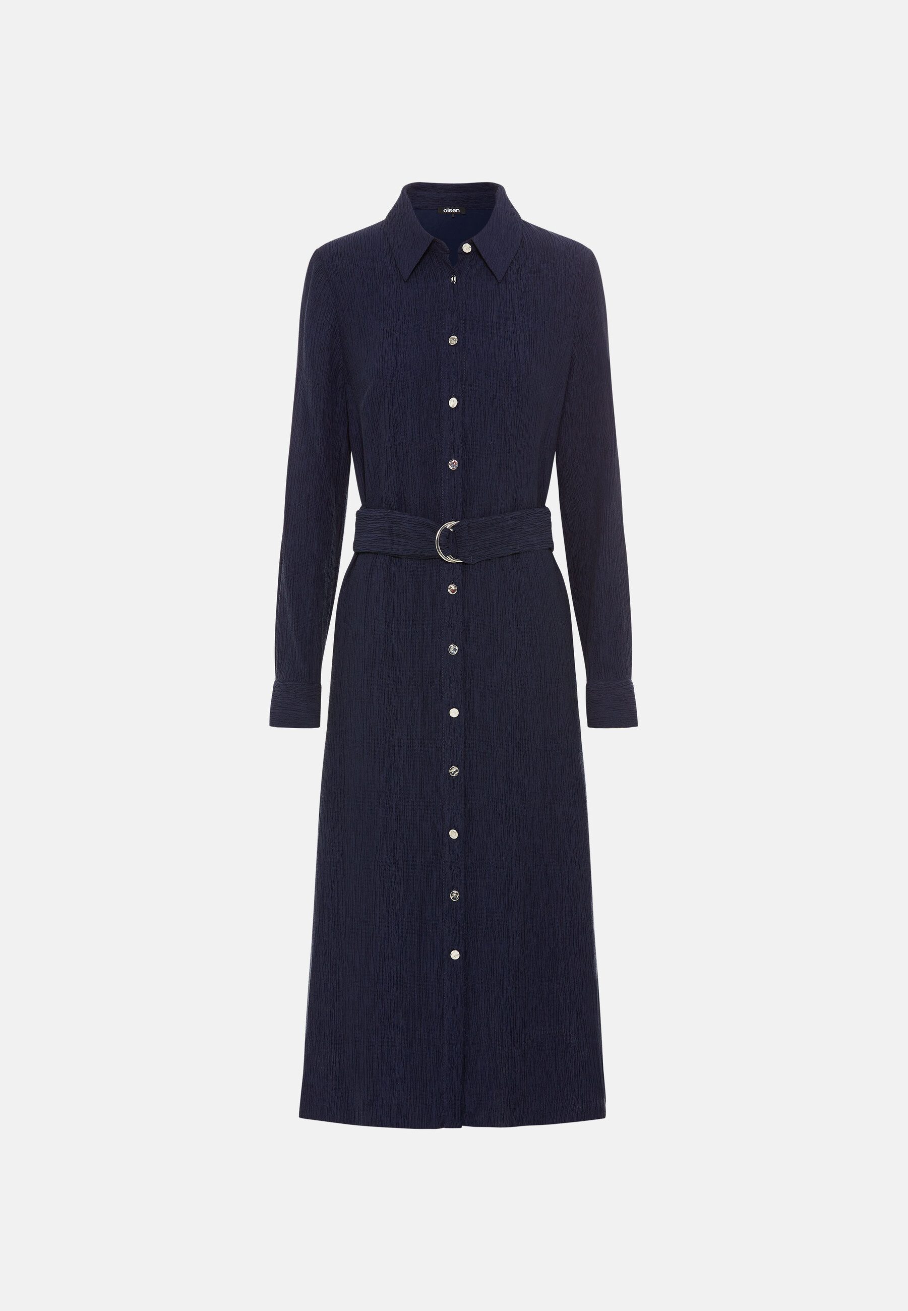 Olsen Hemdblusenkleid Kleid mit Bindegürtel