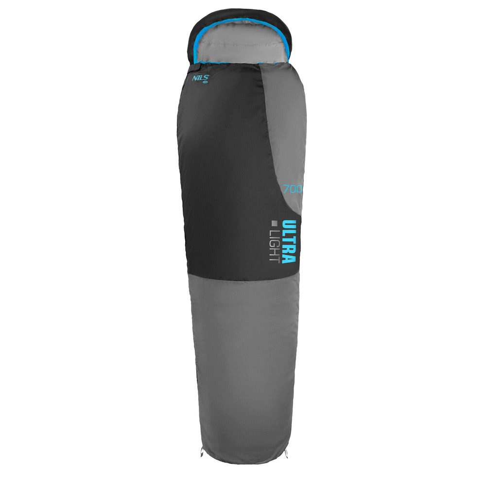 NILS CAMP Trekkingschlafsack Sommerschlafsack ultraleicht (Spar-Set, 1 tlg., 215 x 75 cm ultraleicht), ultraleicht, Kapuze, Innentasche, Kompressionsriemen