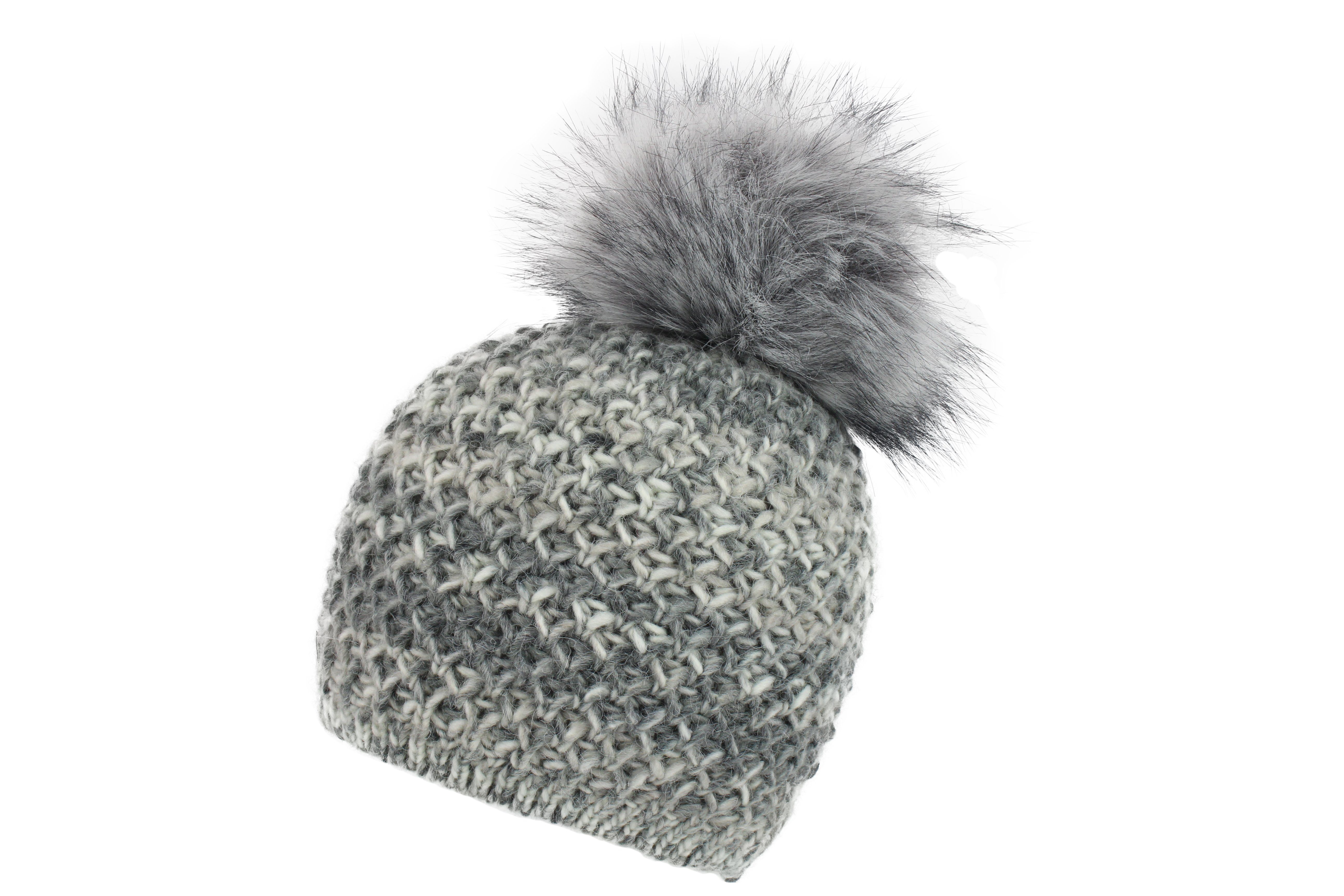 Strickmütze ROSI mit Bommel