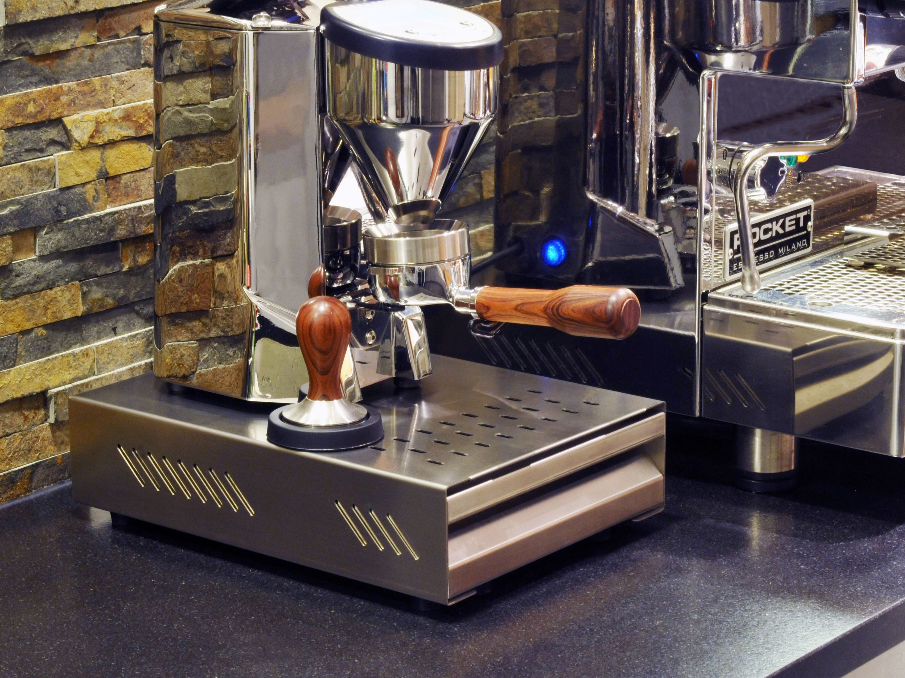 scarlet espresso Ausklopfbehälter, scarlet espresso Sudschublade »Professionale« Kaffeesatz Edelstahl
