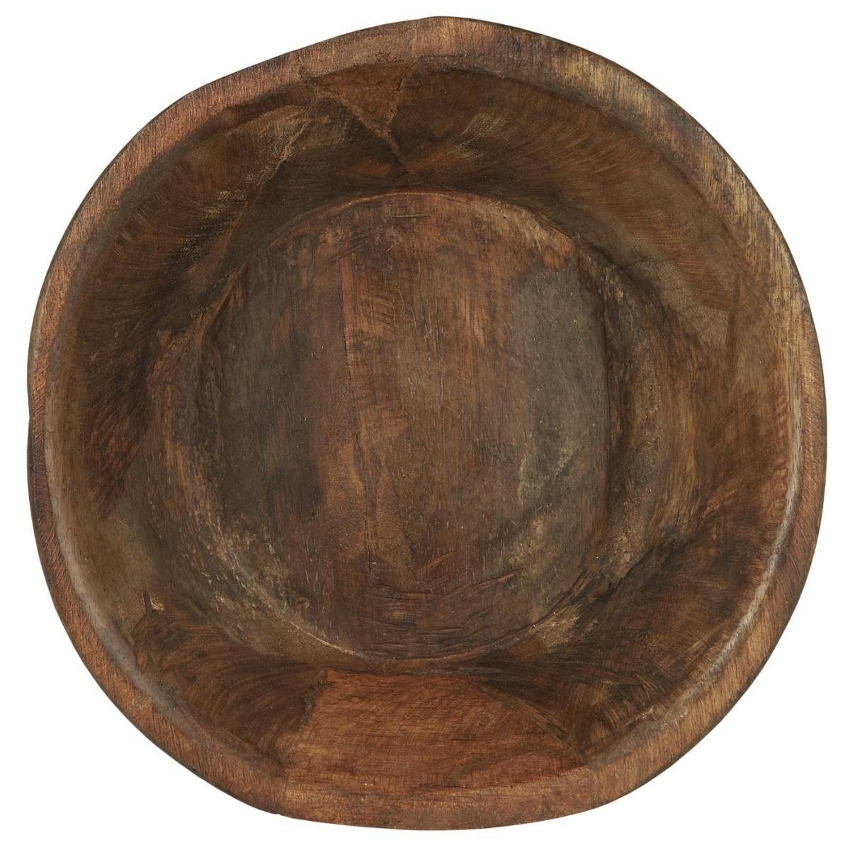 Ib Laursen Dekoschale Holzschale UNIKA klein aus recyceltem Abbruchholz Ø 25 cm
