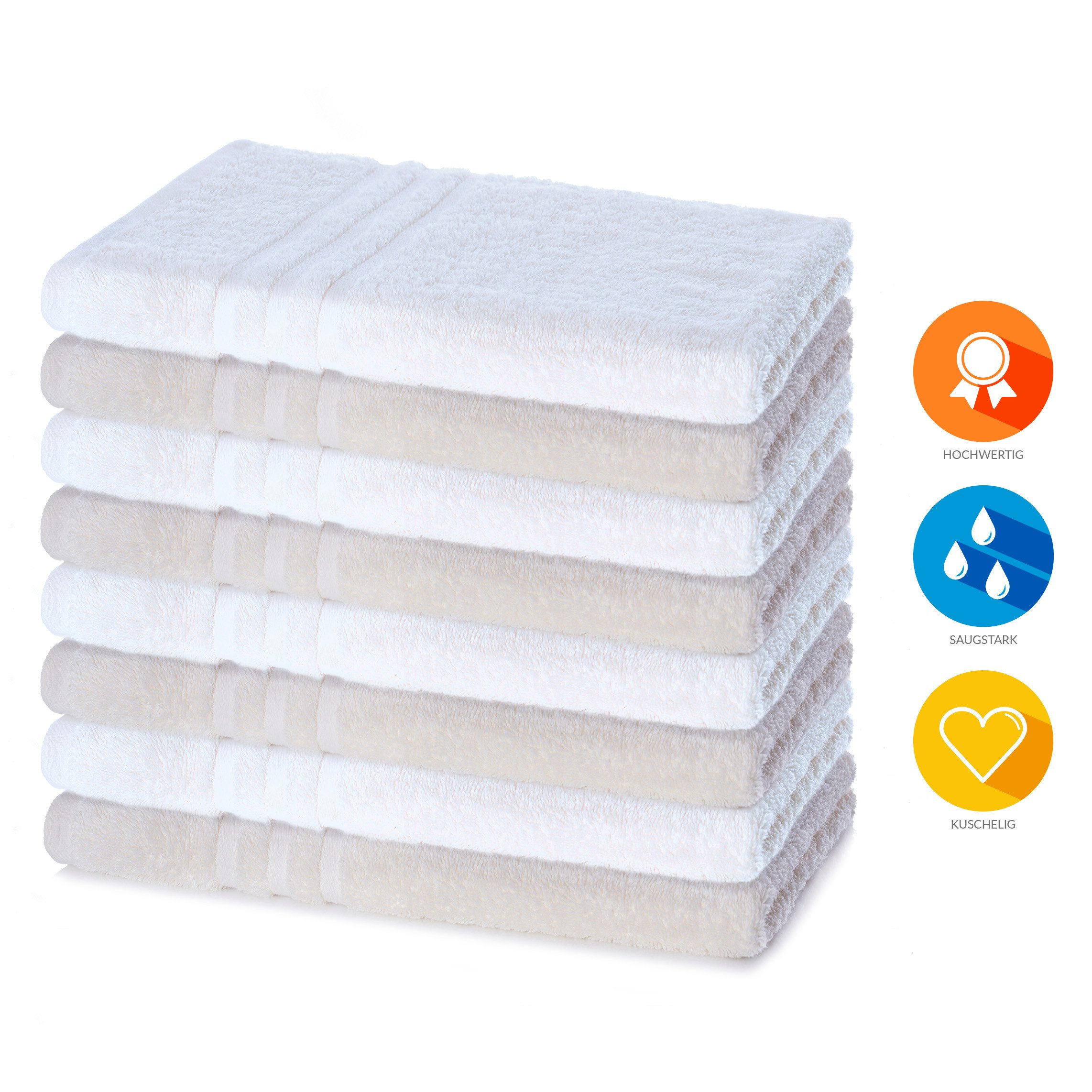 Lavea Handtuch Set Elena 50x100cm, Baumwolle günstig online kaufen