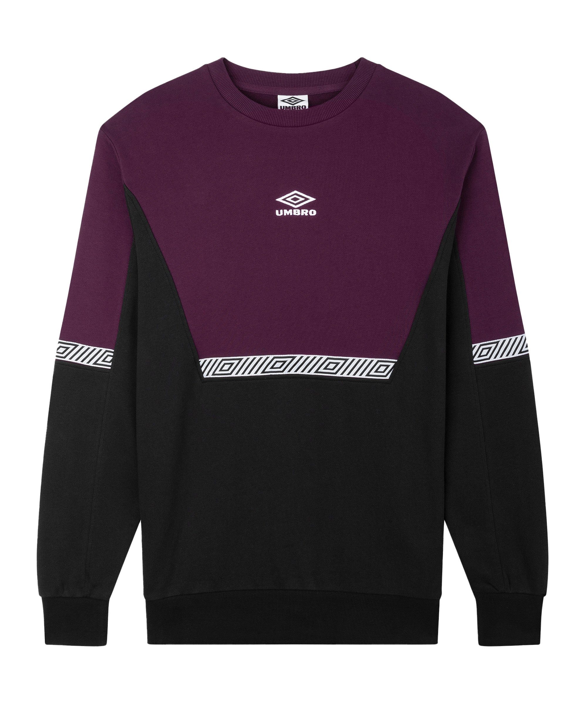 Umbro Sweatshirt Sports Style Club Sweatshirt schwarzlila
