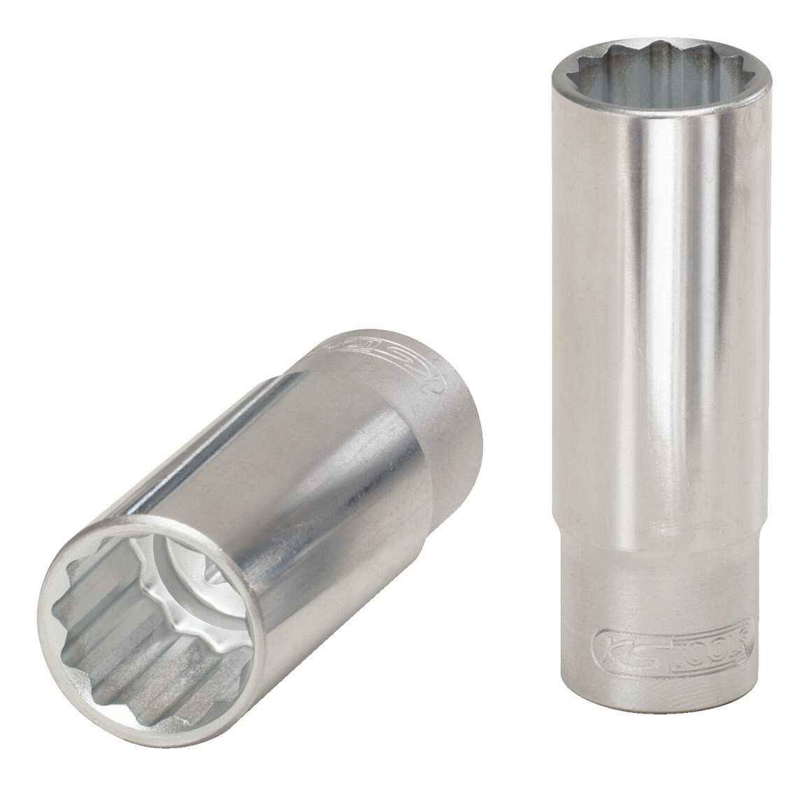 QWORK® Zündkerzenschlüssel 16 mm, 12-Kant, 3/8-Zoll