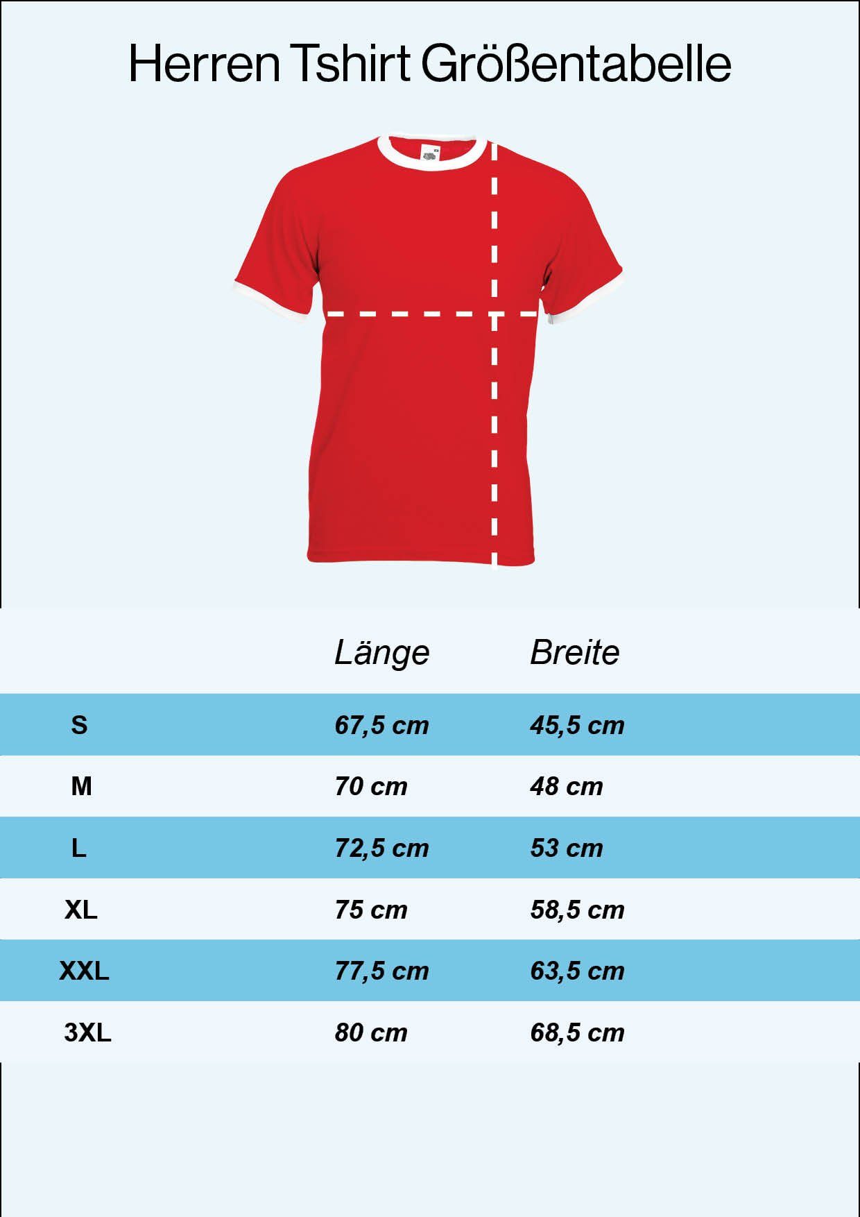 Fußball Trikot Herren trendigem XXL Marokko im mit Motiv Youth Designz T-Shirt Look T-Shirt
