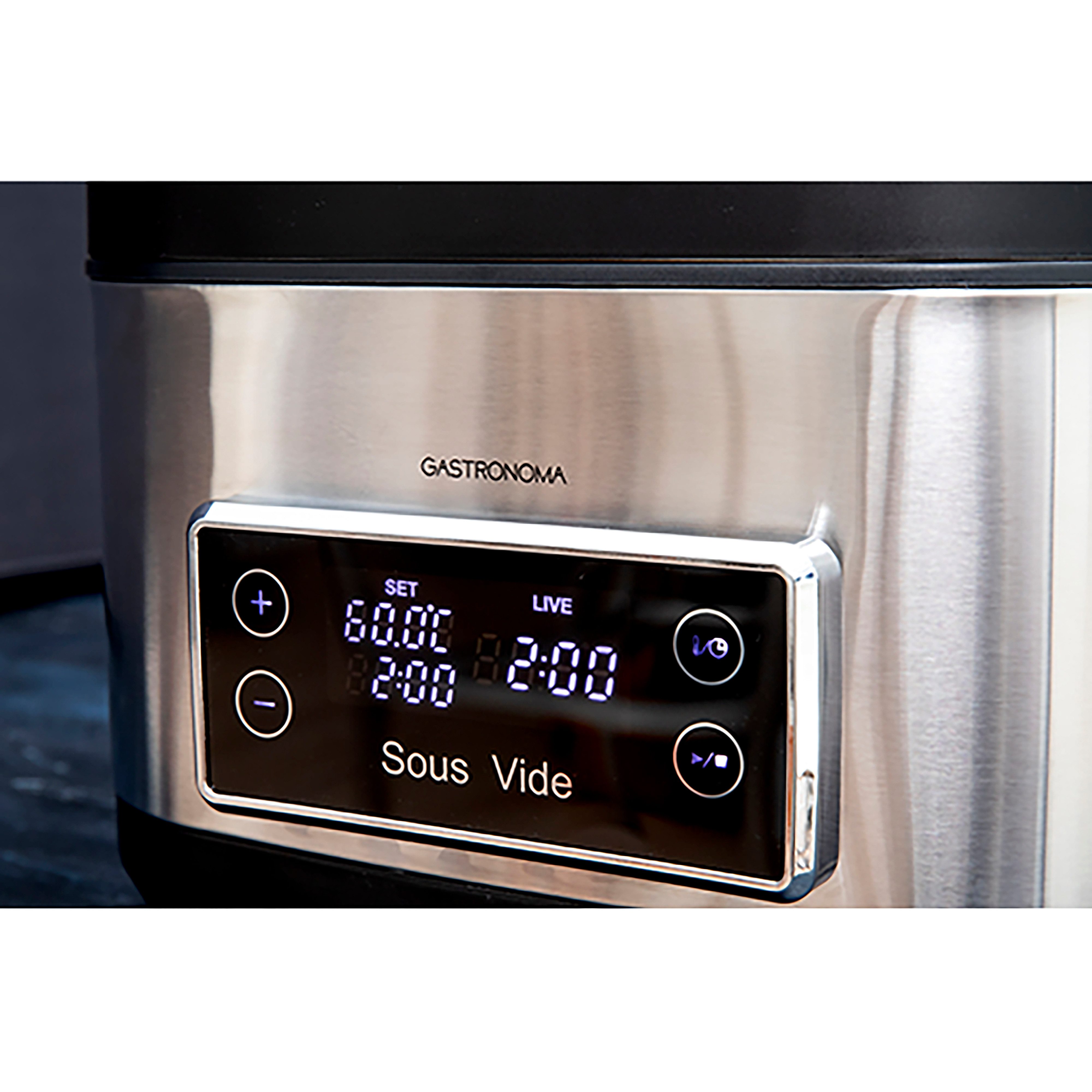 GASTRONOMA Dampfgarer 18310011, 700 W, Sous Vide, präzise Temperatursteuerung, für zarte und saftige Speisen