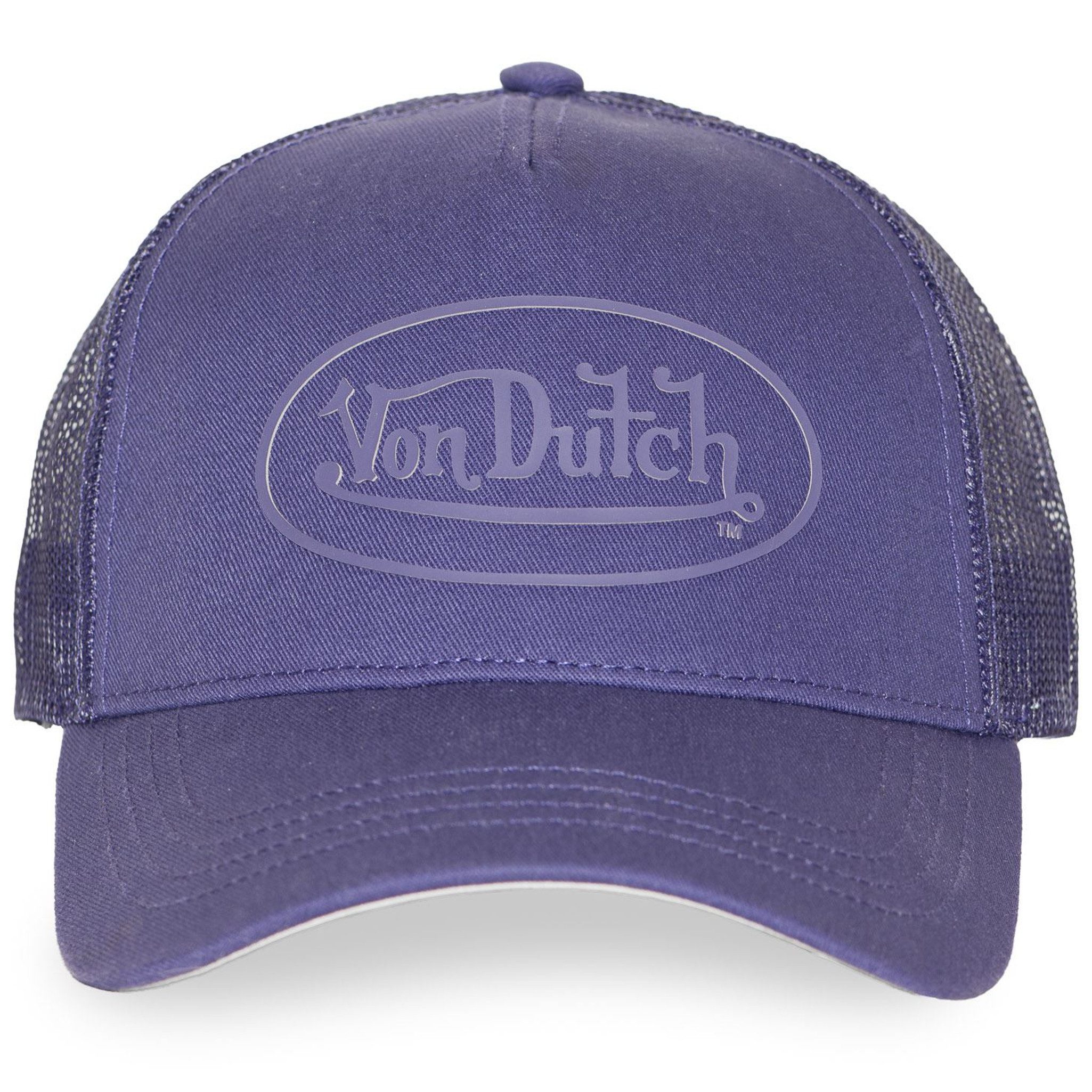 Von Dutch Trucker Cap Von Dutch Originals Trucker Cap - CALIFORNIA Twill Rubber T/T (Basecap, Basecap, Meshcap, Trucker Kappe)