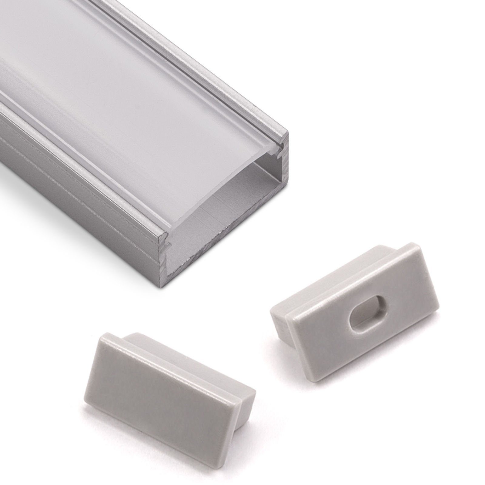 SO-TECH® LED-Stripe-Profil LED Aufbau-Profil PH1 für breite LED-Stripes bis günstig online kaufen