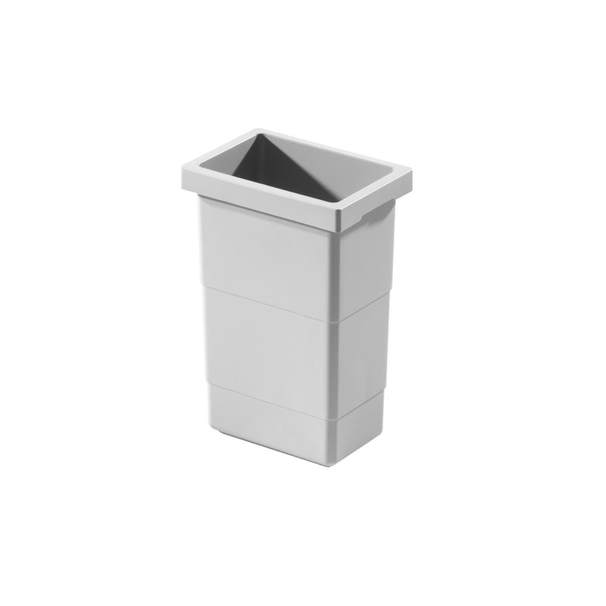 Hailo Einbaumülleimer Hailo Inneneimer 1102429 hellgrau 2,5 Liter 155 x 110 x 220 mm