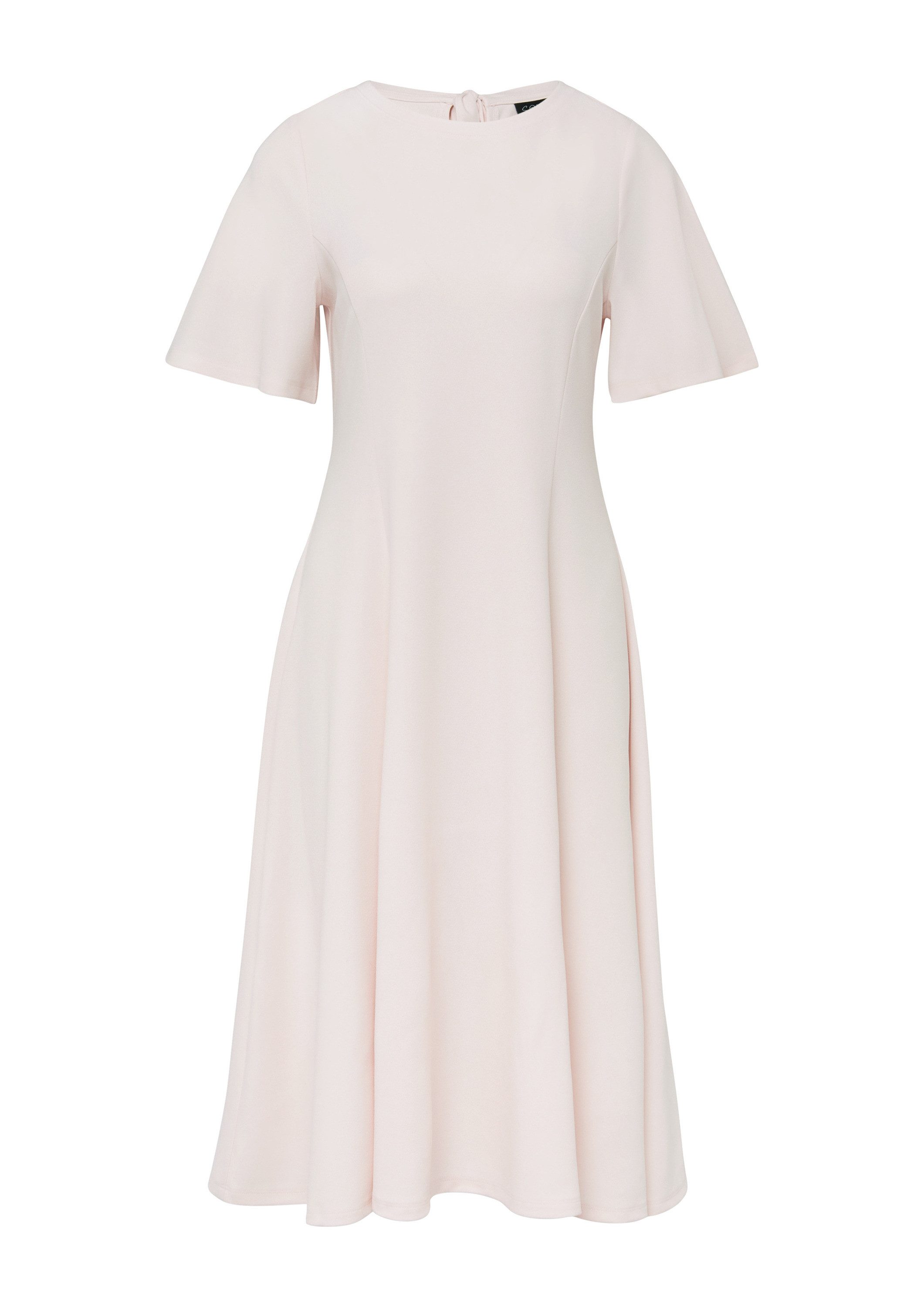 s.Oliver Midikleid Kleid Midi-Interlockjersey-Kleid mit ausgestelltem Saum günstig online kaufen