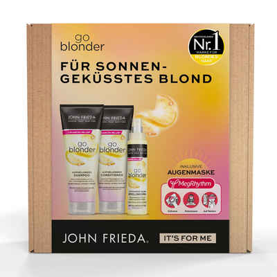 John Frieda Haarshampoo Go Blonder Vorteils-Set, Vorteilsset, Shampoo, Conditioner & Aufhellungsspray
