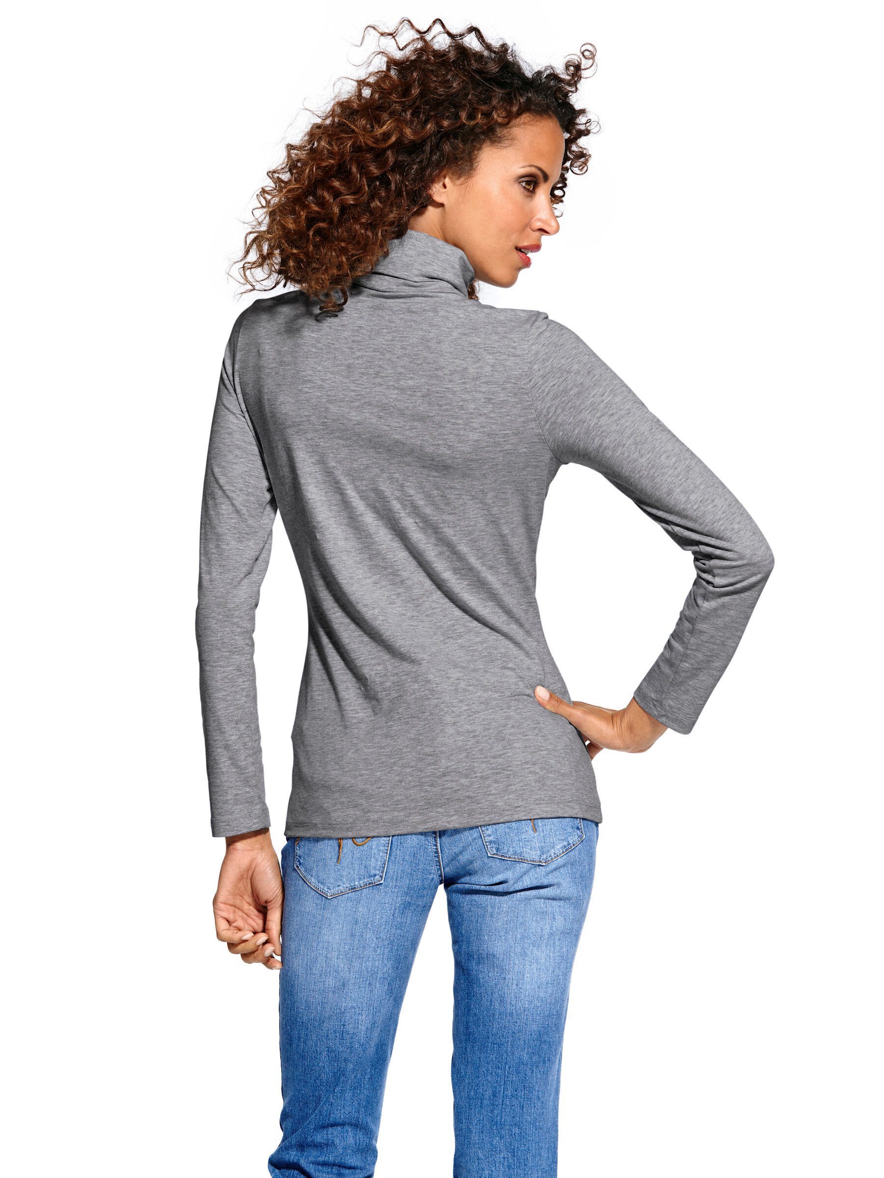 heine T-Shirt Rollkragen-Shirt Langarm – Bild 2 von 5