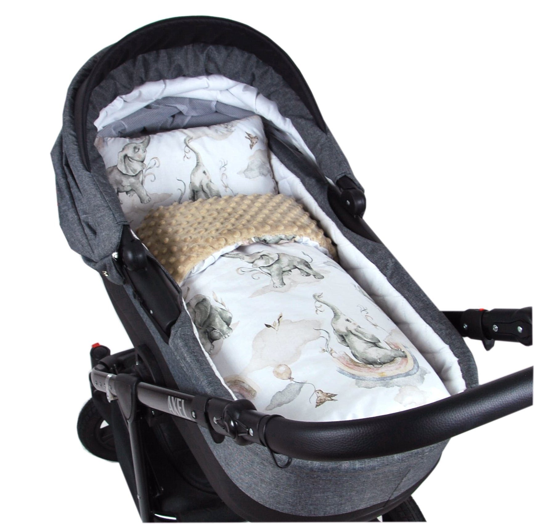 Kinderdecke BABYLUX Babydecke MINKY 2Set Kuscheldecke Decke 75 x 60cm Kinderwagen