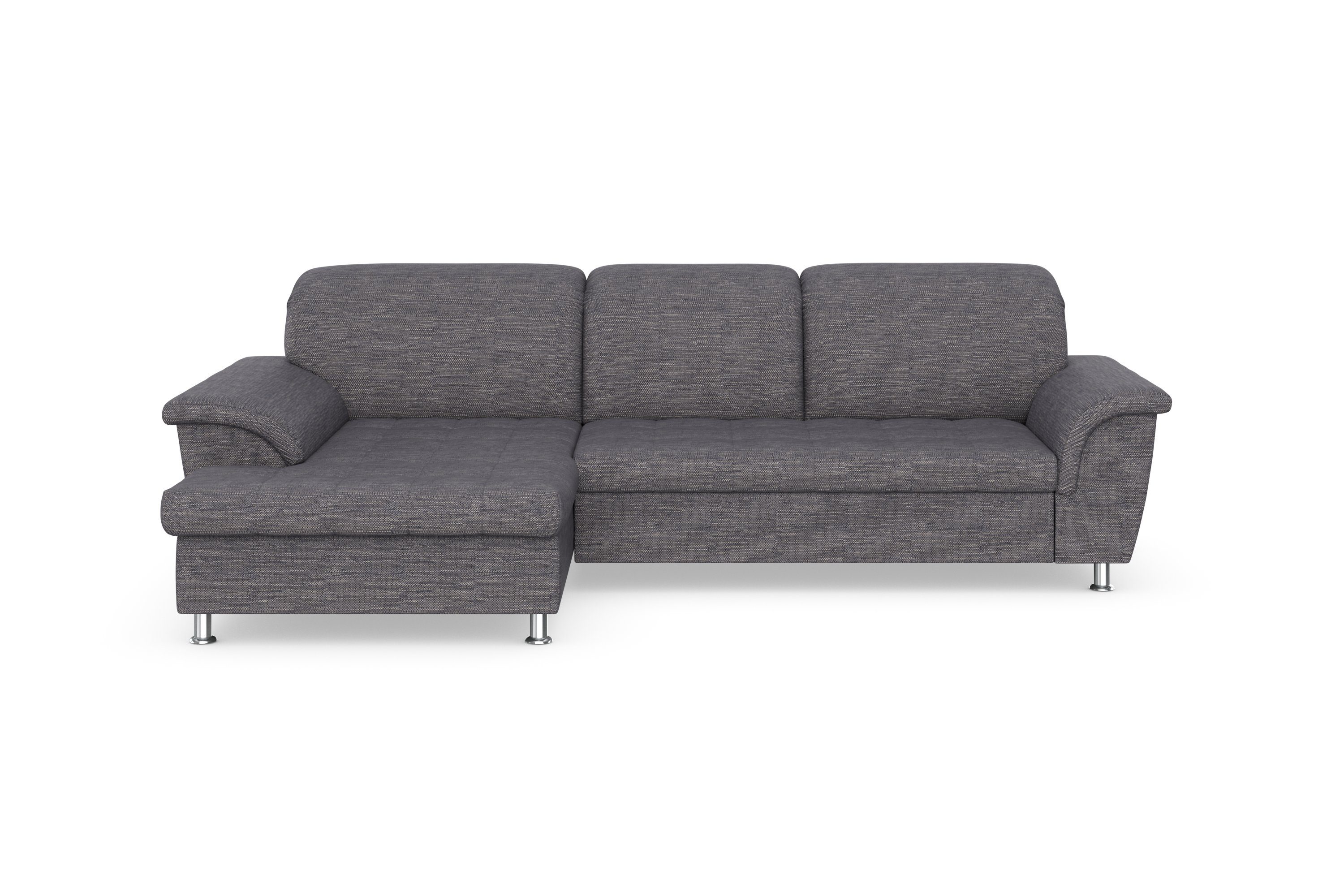 DOMO collection Ecksofa "Franzi Steppung im Sitzbereich B7T/H: 278/162/80 c günstig online kaufen